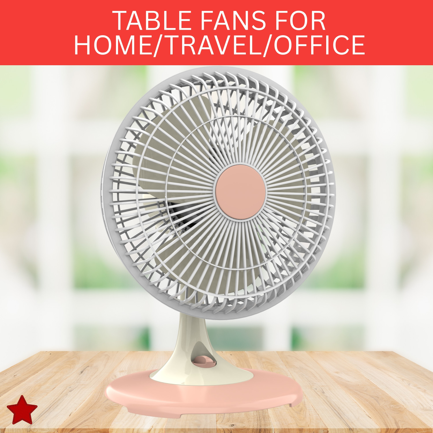 Image of SACRO 300mm(12Inch.) Mini AC Cooler Fan, Small Evaporative Air Table Fan For HomeZ100 Silent Operation 300 mm Table Fan