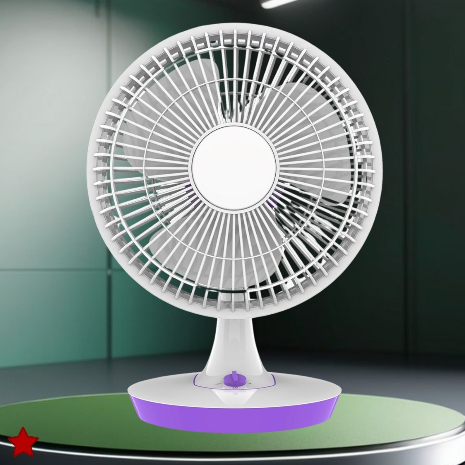 Image of GUGGU Mini Ac Cooler for Room Cooling 300mm(12Inch.) Electric Table Fan For HomeBE403 Silent Operation 300 mm Table Fan