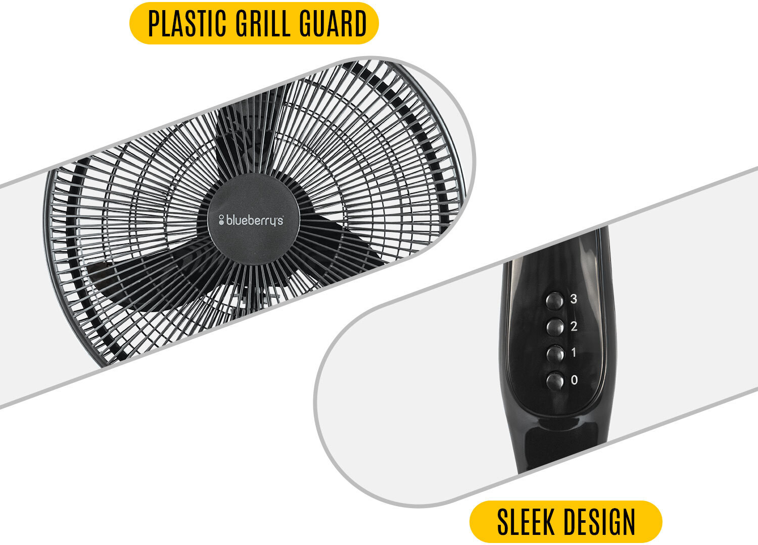 Image of BlueBerry's BLDC 35-Watts Pedestal Fan with Remote with 2 Year Warranty 400 mm Pedestal Fan