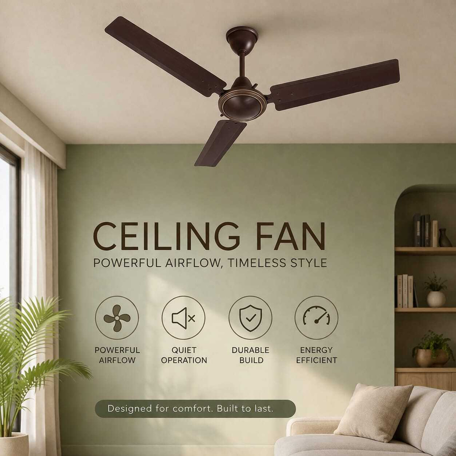 Image of fortuner Cool Air-32 with 1 Year Warranty 1200 mm Ceiling Fan