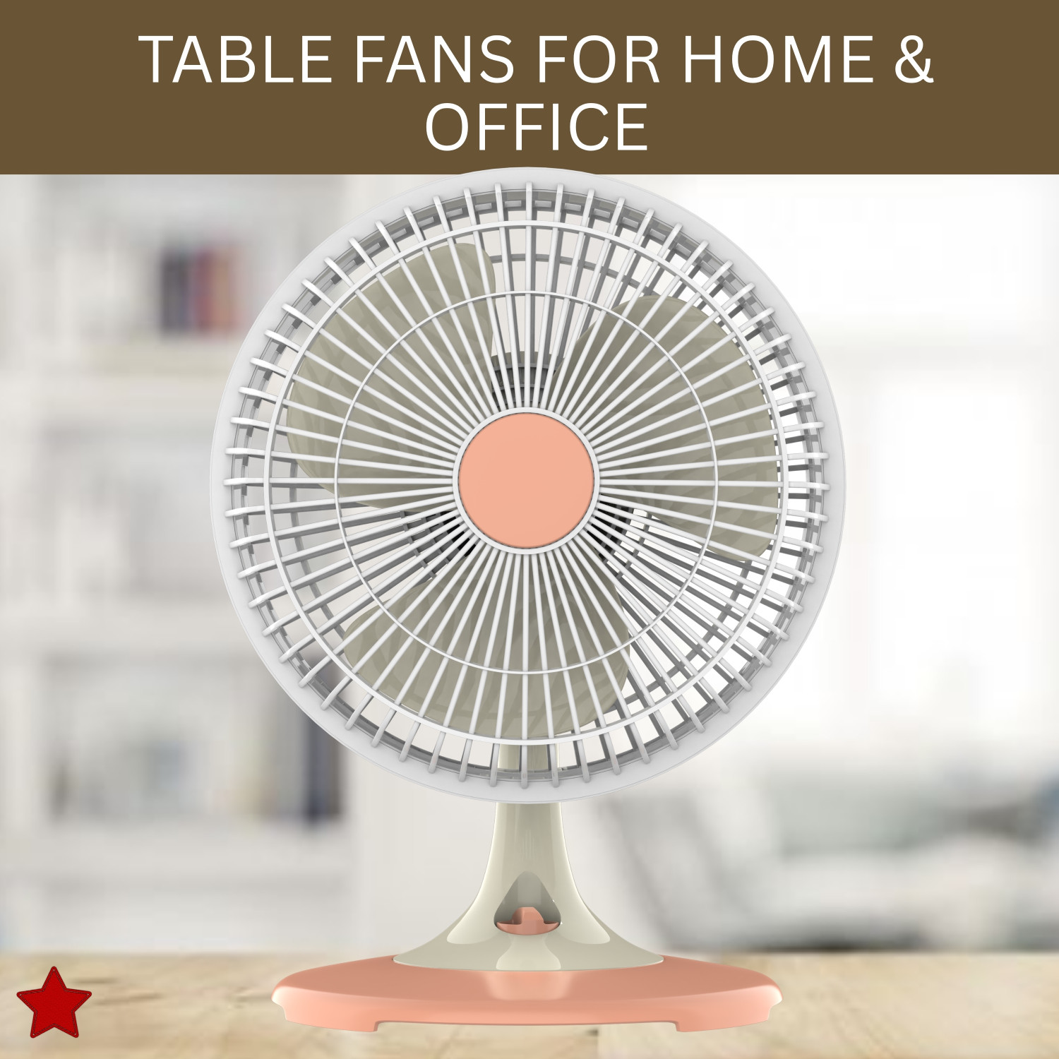 Image of SYARA 300mm(12Inch.) Mini AC Cooler Fan, Small Evaporative Air Table Fan For HomeB252 Silent Operation 300 mm Table Fan