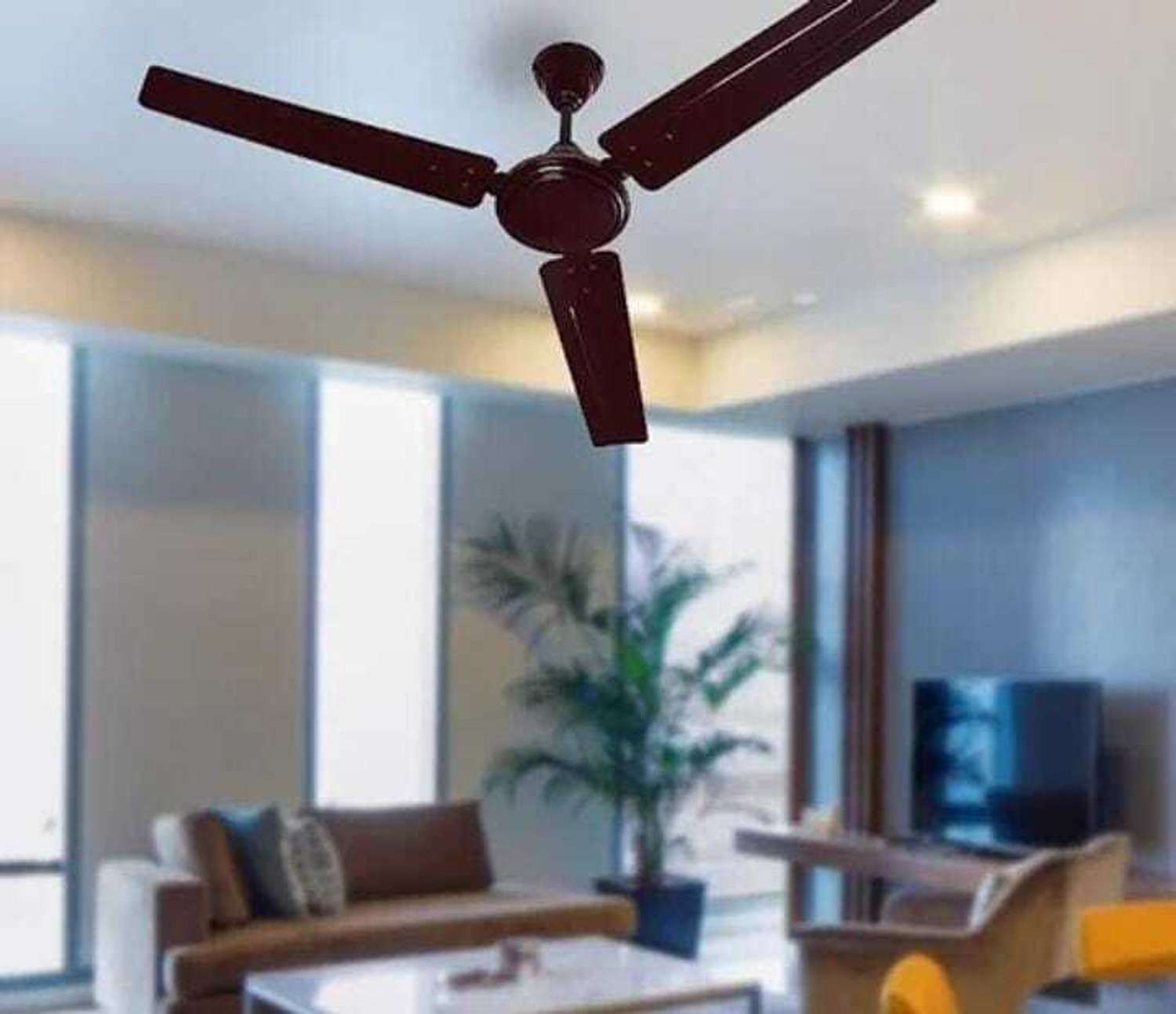 Image of Crompton Star Drift 1200mm Brown with 2 Year Warranty Ultra High Speed 1200 mm Ceiling Fan