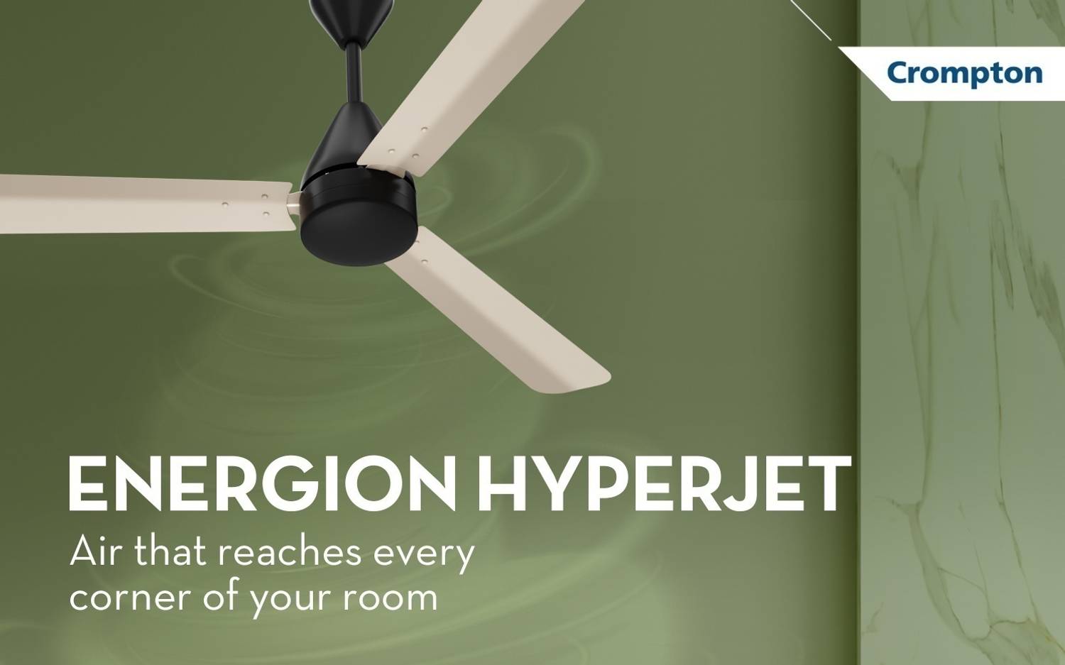 Crompton Energion Hyperjet 1200mm Ceiling Fan - Image 4