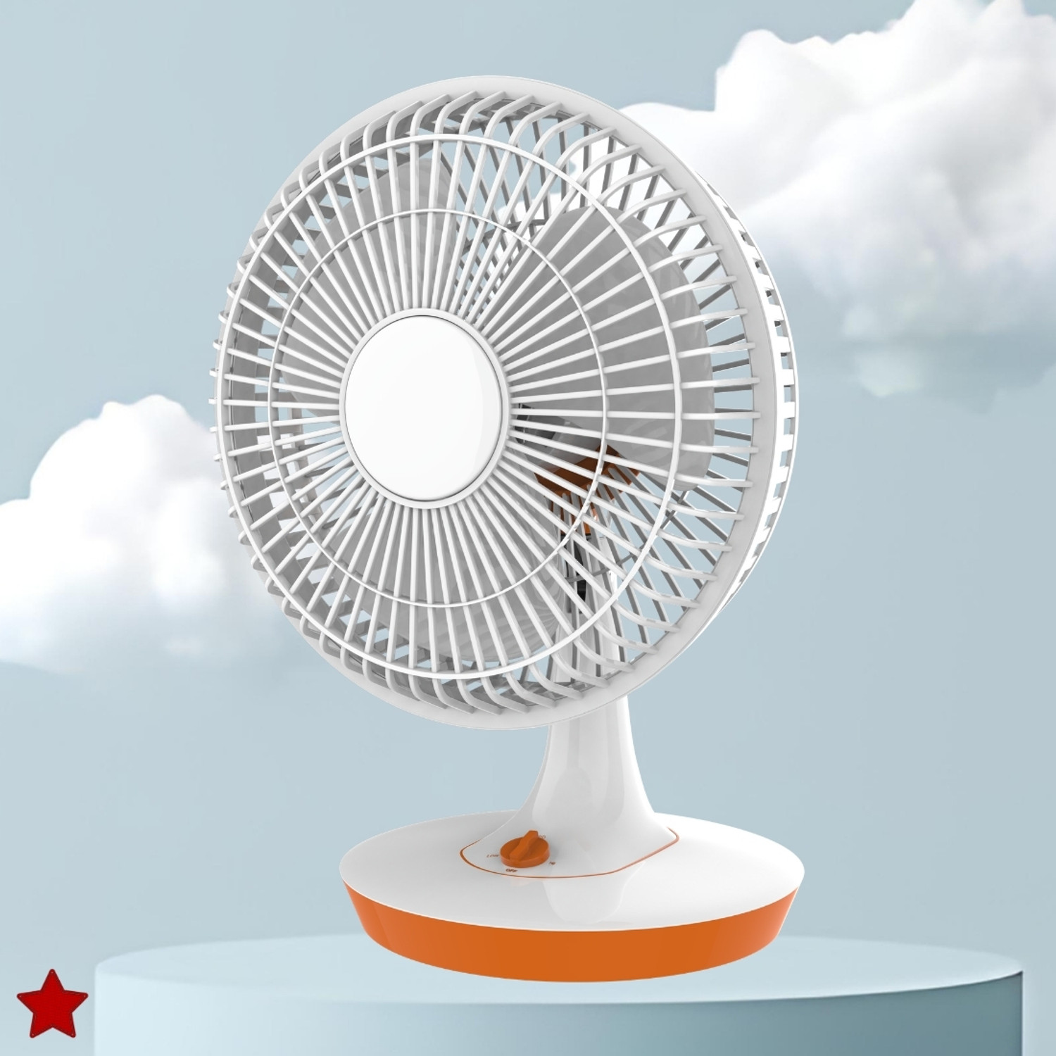 Image of Clairbell Mini Ac Cooler for Room Cooling 300mm(12Inch.) Electric Table Fan For HomeVR54 Silent Operation 300 mm Table Fan