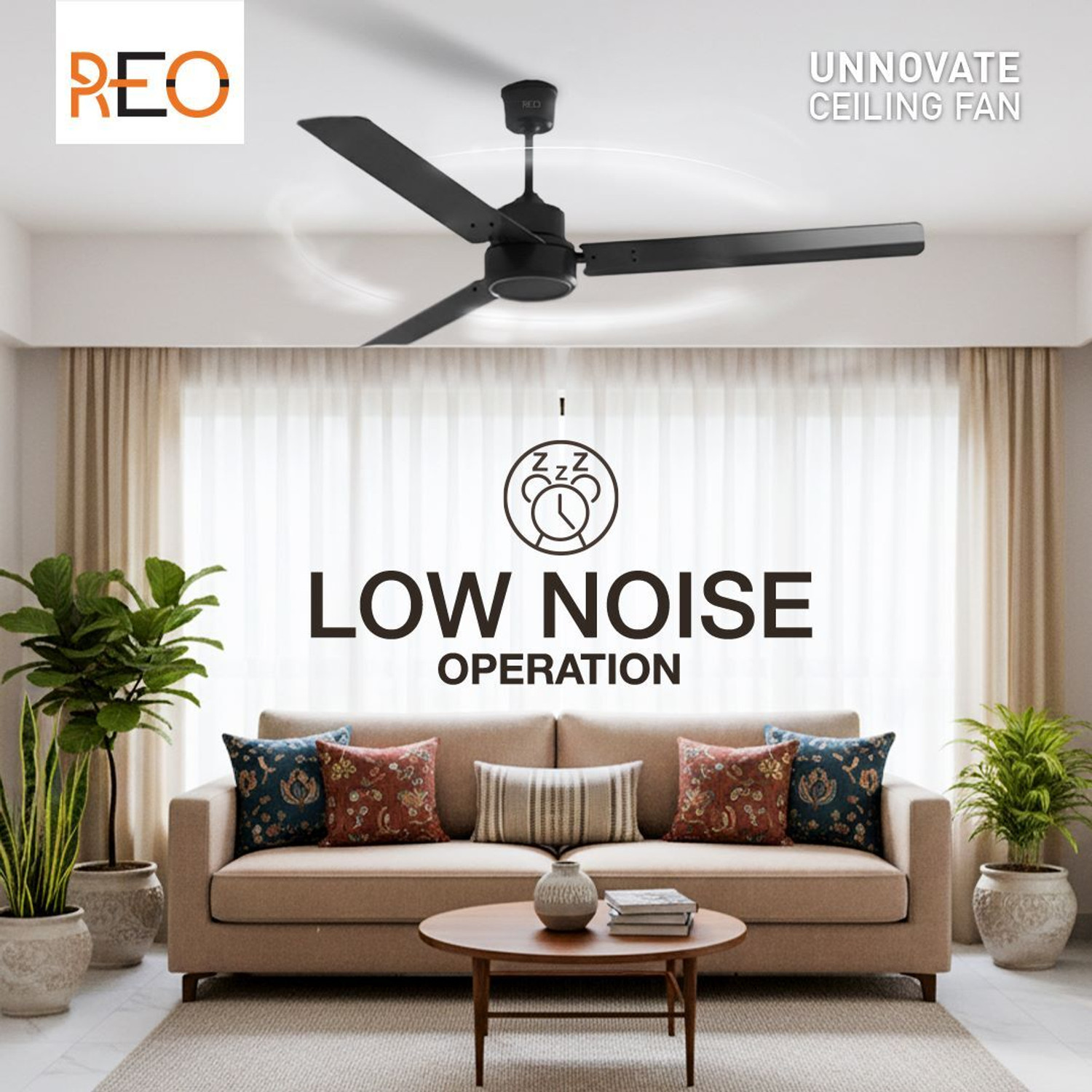 Image of Reo by Havells Unnovate|Remote Controlled|Reverse Rotation Mode| Timer Setting| Low Noise with 2 Year Warranty BLDC Motor 1200 mm Ceiling Fan
