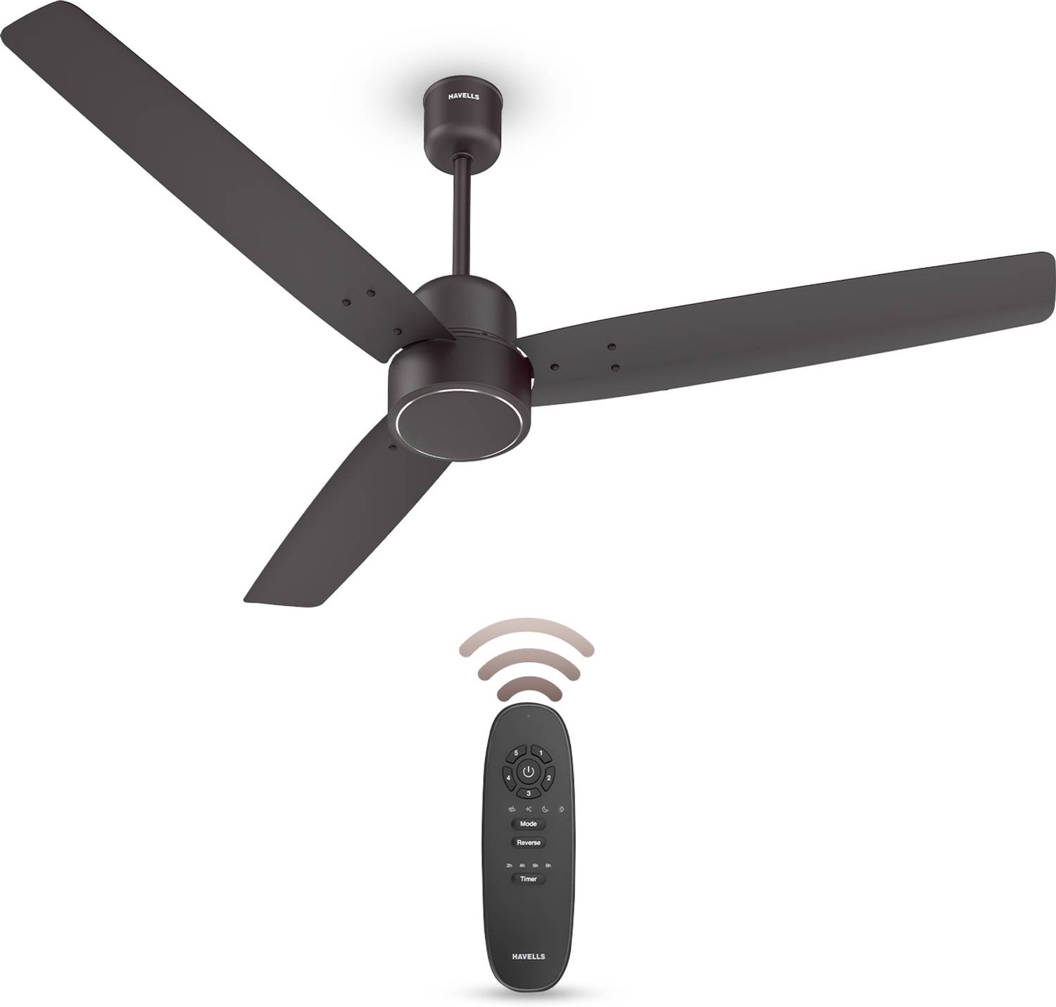 HAVELLS FAB|Remote Controlled|Low Noise|Upto 65% Energy Saving|Reverse Mode|30W with 3 Year Warranty BLDC Motor 1200 mm Ceiling Fan
