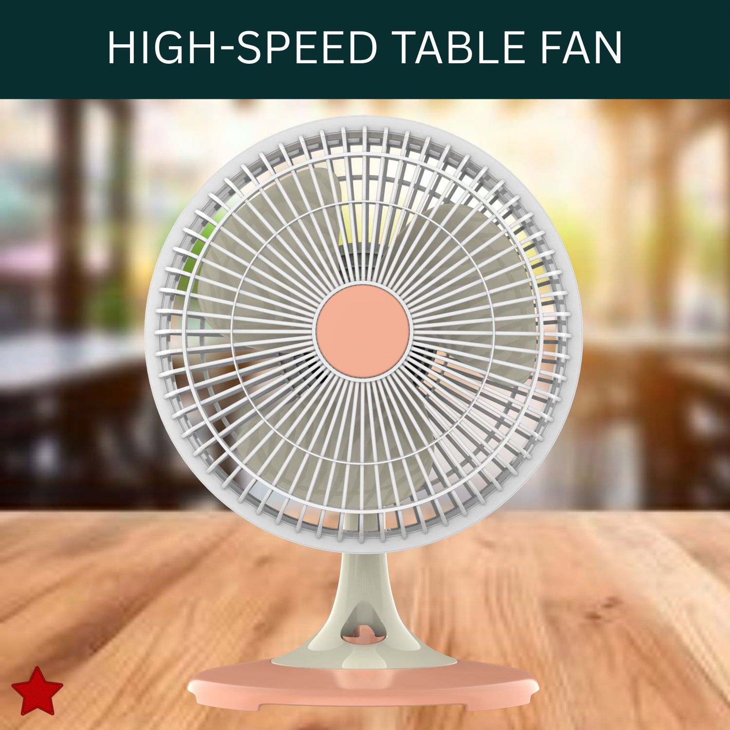 Image of YAROH 300mm(12Inch.) Mini AC Cooler Fan, Small Evaporative Air Table Fan For HomeR119 Silent Operation 300 mm Table Fan