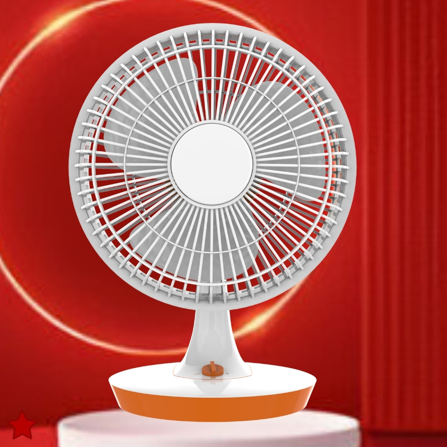 Image of SACRO Mini Ac Cooler for Room Cooling 300mm(12Inch.) Electric Table Fan For HomeXW252 Silent Operation 300 mm Table Fan