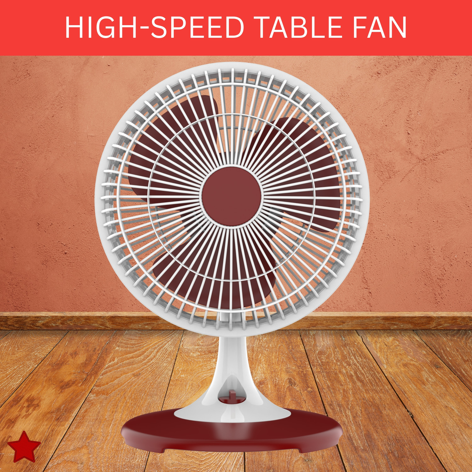 Image of SACRO 300mm(12Inch.) Mini AC Cooler Fan, Small Evaporative Air Table Fan For HomeZ259 Silent Operation 300 mm Table Fan