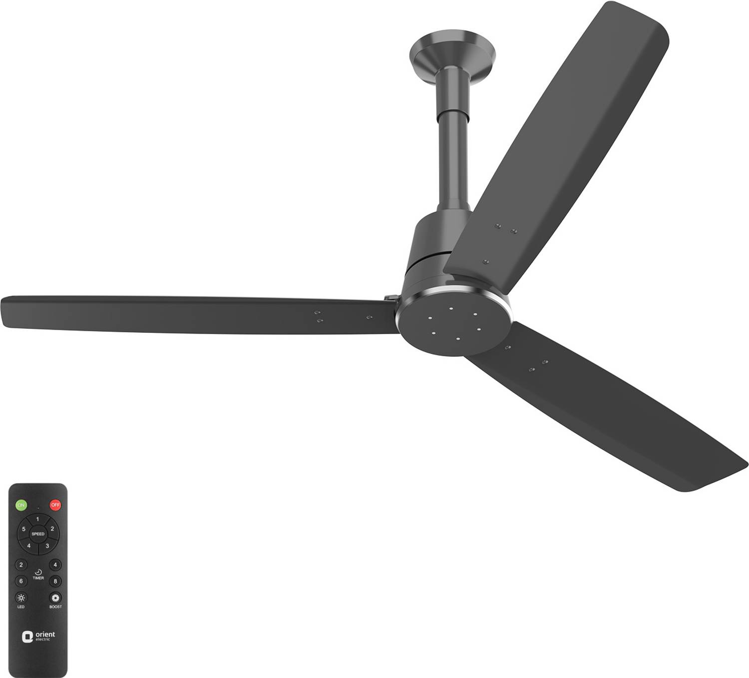 Orient Electric Proton BLDC| LED Speed Indicator Lights |BEE 5 Star Rated| Superior Air Delivery with 3 Year Warranty BLDC Motor with Remote 1200 mm Ceiling Fan