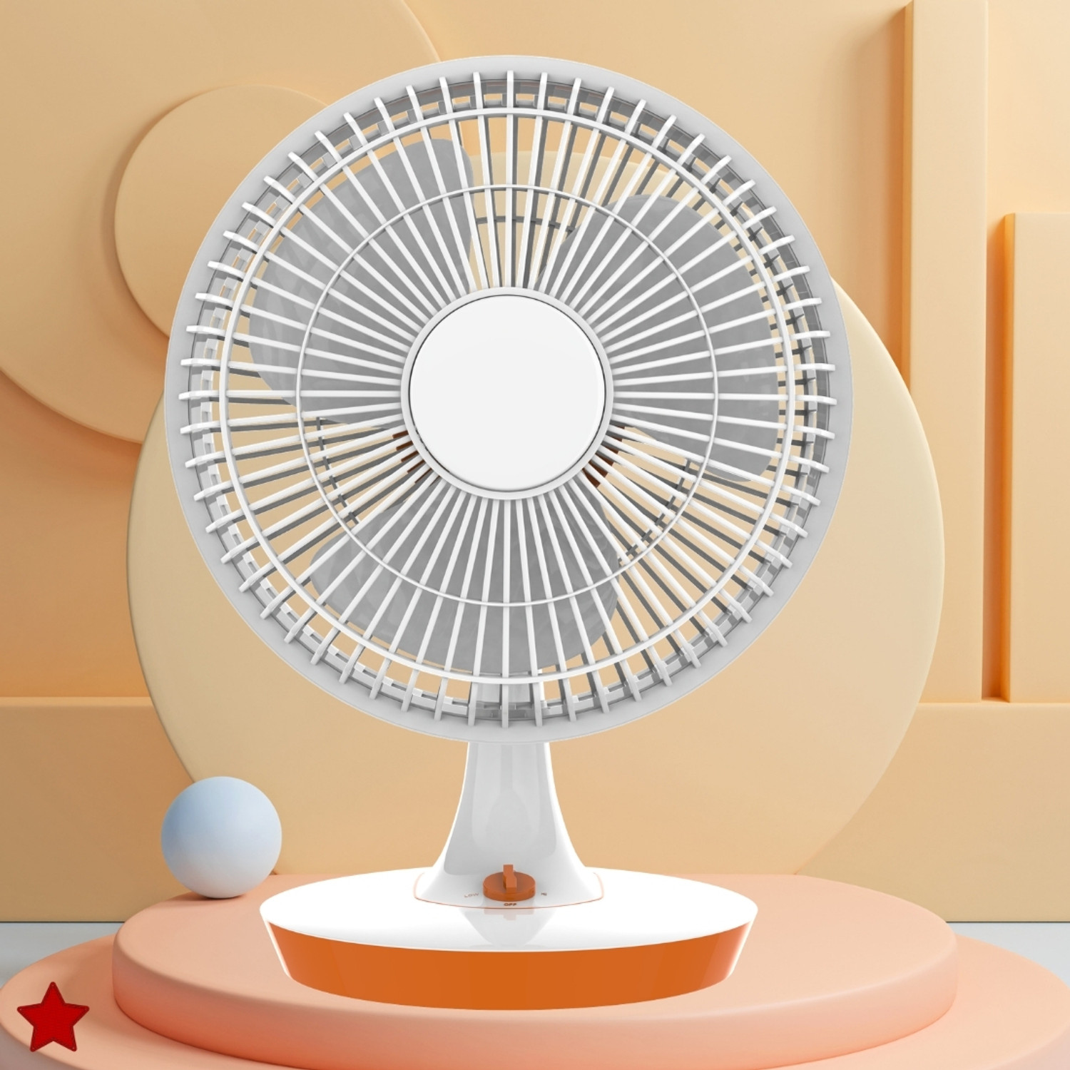 Image of GUGGU Mini Ac Cooler for Room Cooling 300mm(12Inch.) Electric Table Fan For HomeBT490 Silent Operation 300 mm Table Fan