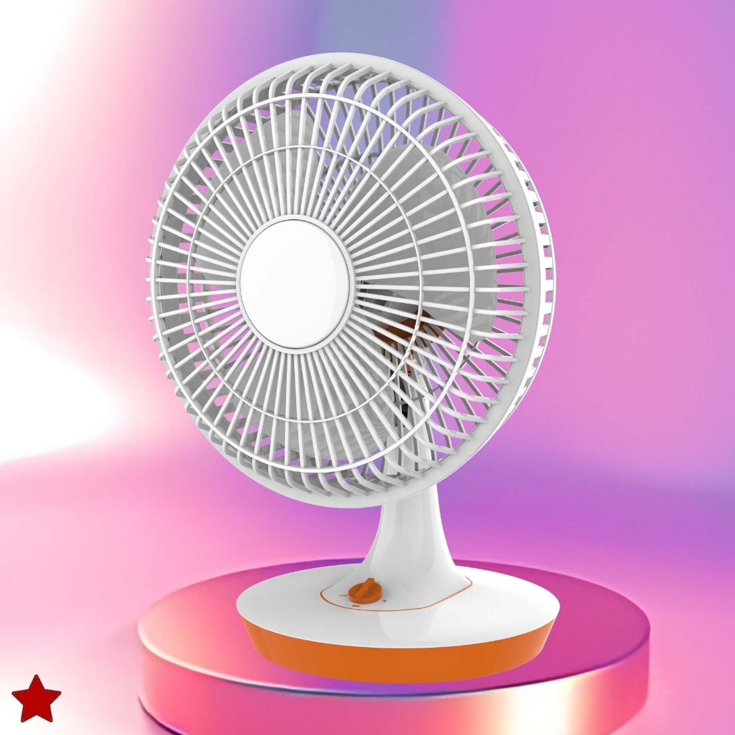 Image of GUGGU Mini Ac Cooler for Room Cooling 300mm(12Inch.) Electric Table Fan For HomeBE323 Silent Operation 300 mm Table Fan