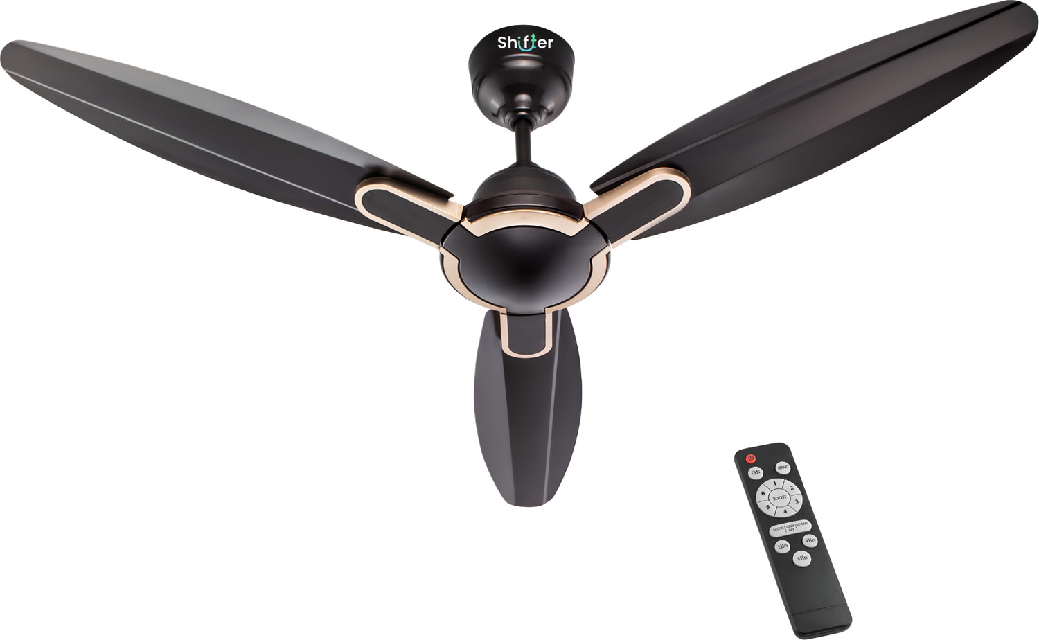 Image of SHIFTER Nexova | BLDC FAN| Ultra High Speed 48 inch With BLDC Motor & Remote with 3 Year Warranty Anti Dust 1200 mm Ceiling Fan