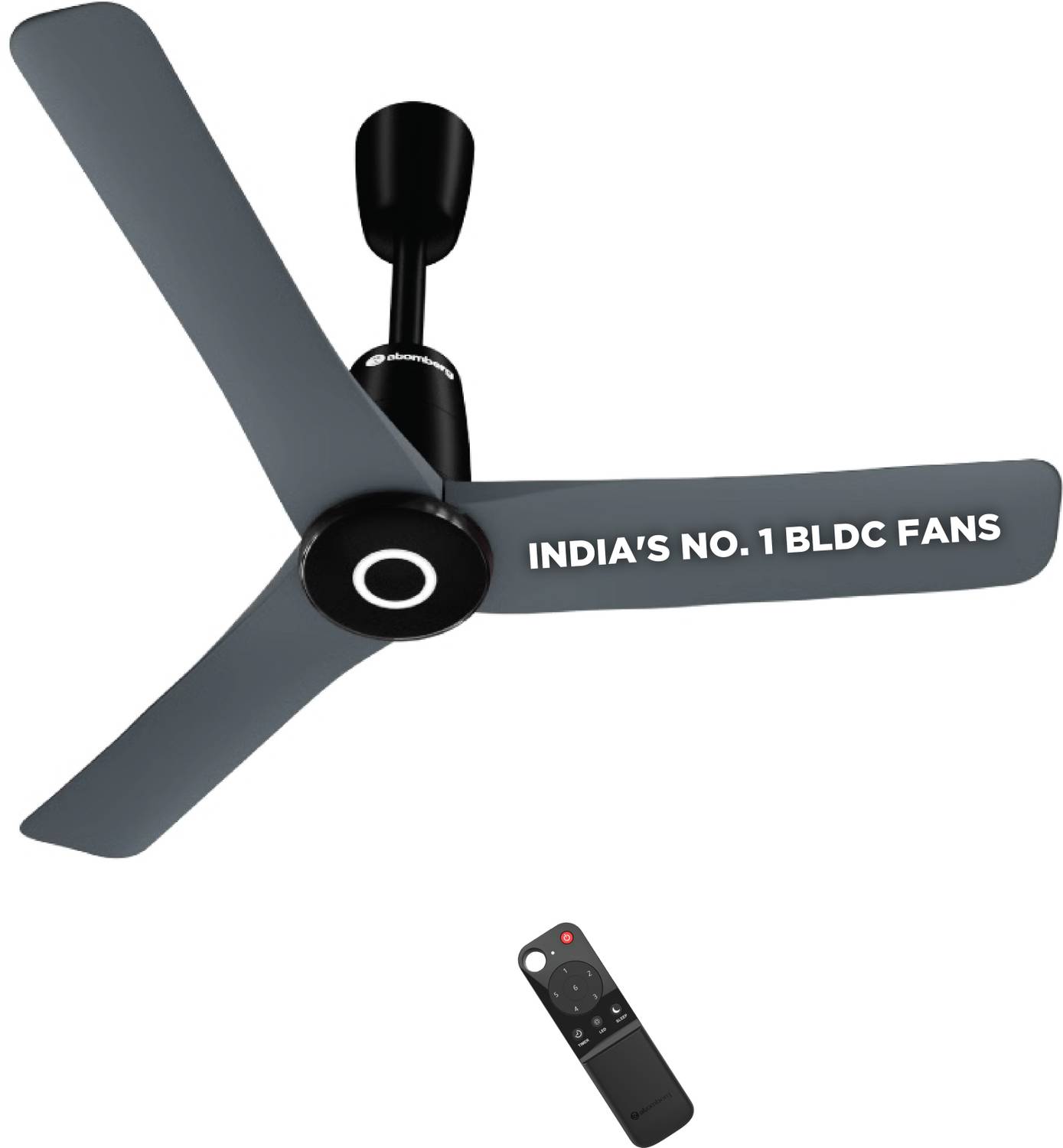 Atomberg Aris Contour Smart|Voice Control|Best Air Flow|Silent operation with 5 Year Warranty BLDC Motor with Remote 900 mm Ceiling Fan
