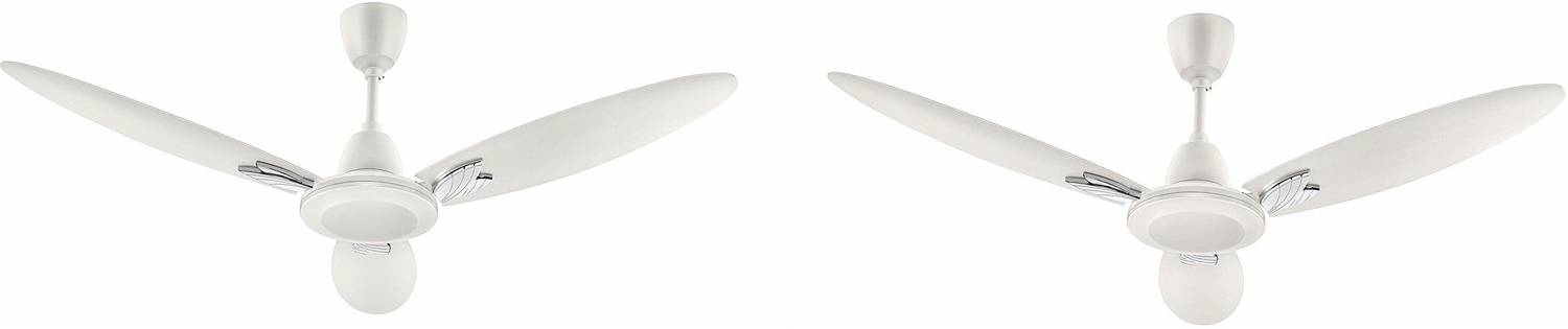 USHA CF1250MM bloom magnolia white GBD Pack of 2 with 1 Year Warranty 1250 mm Ceiling Fan