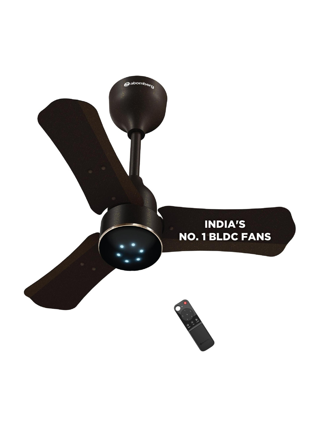 Atomberg Renesa Halo Smart|Voice Controlled|High Air Flow|Low Noise|LED Speed Indicator with 3 Year Warranty BLDC Motor with Remote 600 mm Ceiling Fan