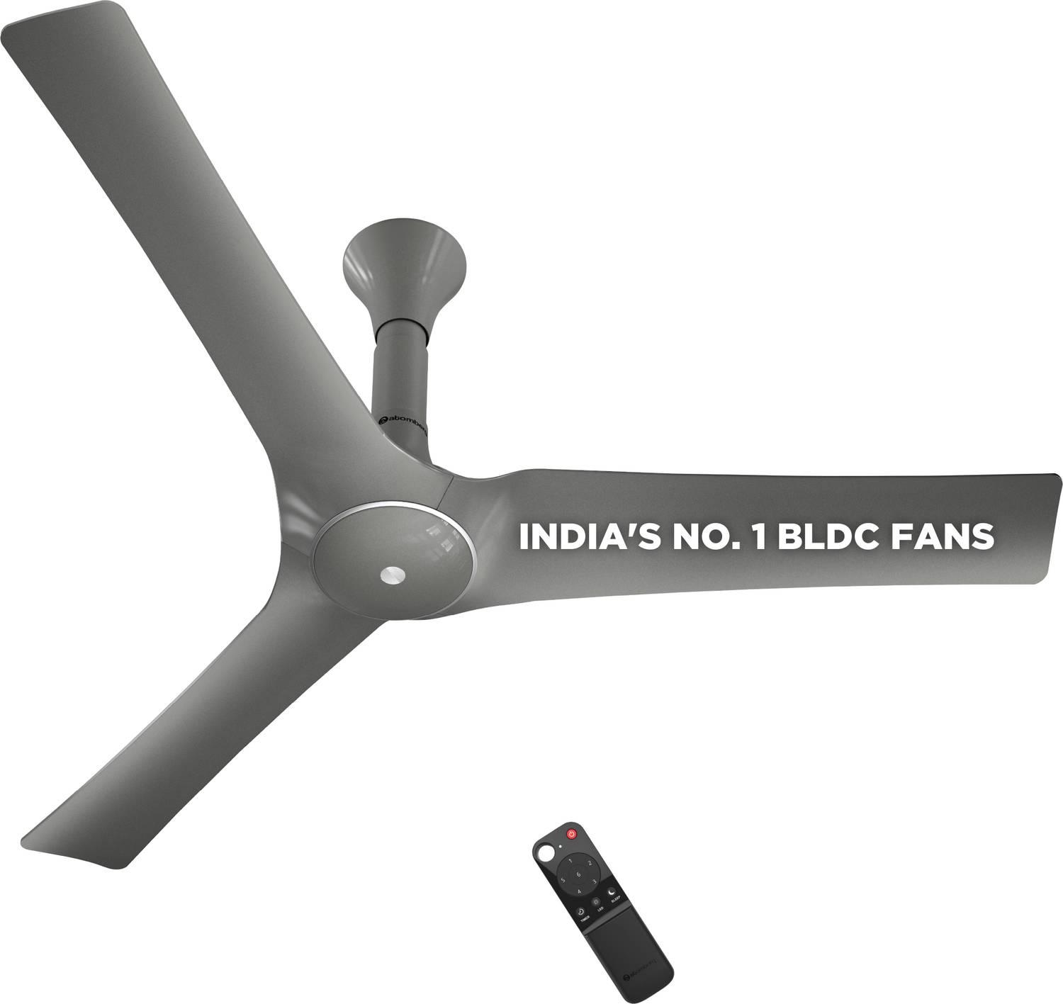 Atomberg Aris Gladius Smart, IoT, Advance Air+ technology | Silent Operation | ABS Blades with 5 Year Warranty BLDC Motor with Remote 1200 mm Ceiling Fan