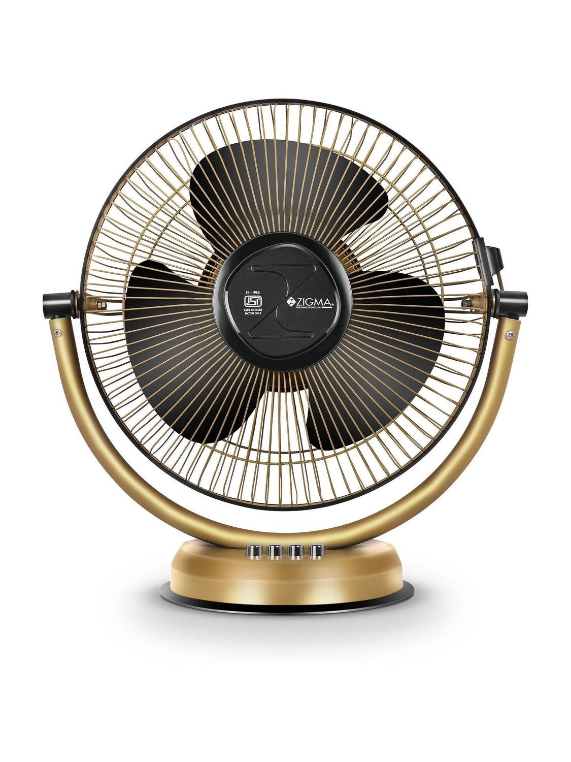 zigma TIKTIK Quiet Portable | High Speed with 1 Year Warranty Ultra High Speed 300 mm Table Fan