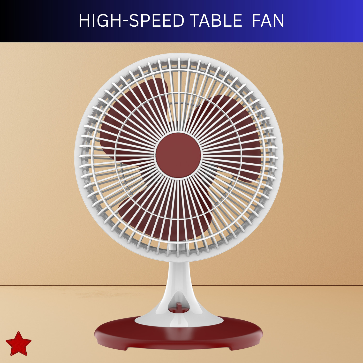Image of YAROH 300mm(12Inch.) Mini AC Cooler Fan, Small Evaporative Air Table Fan For HomeT460 Silent Operation 300 mm Table Fan