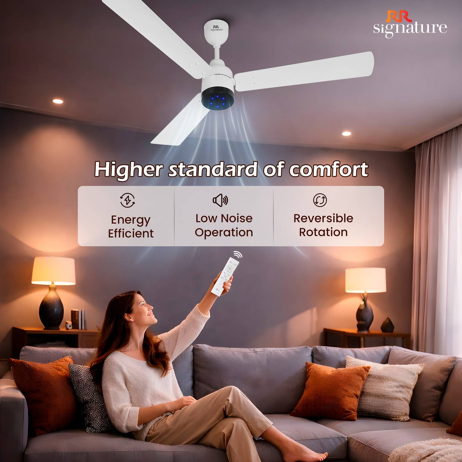 RR Signature Energy Pro 1200 mm Ceiling Fan - Image 4