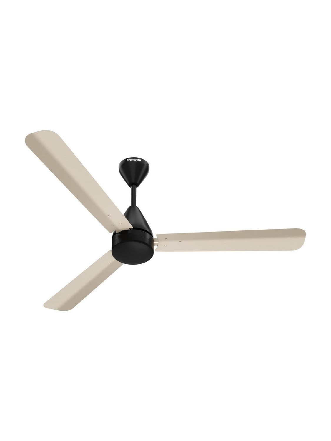 Image of Crompton Energion Hyperjet | BLDC Technology | Remote Control with 2 Year Warranty Energy Saving 1200 mm Ceiling Fan (5 Star | Ivory Black | Pack of 1)