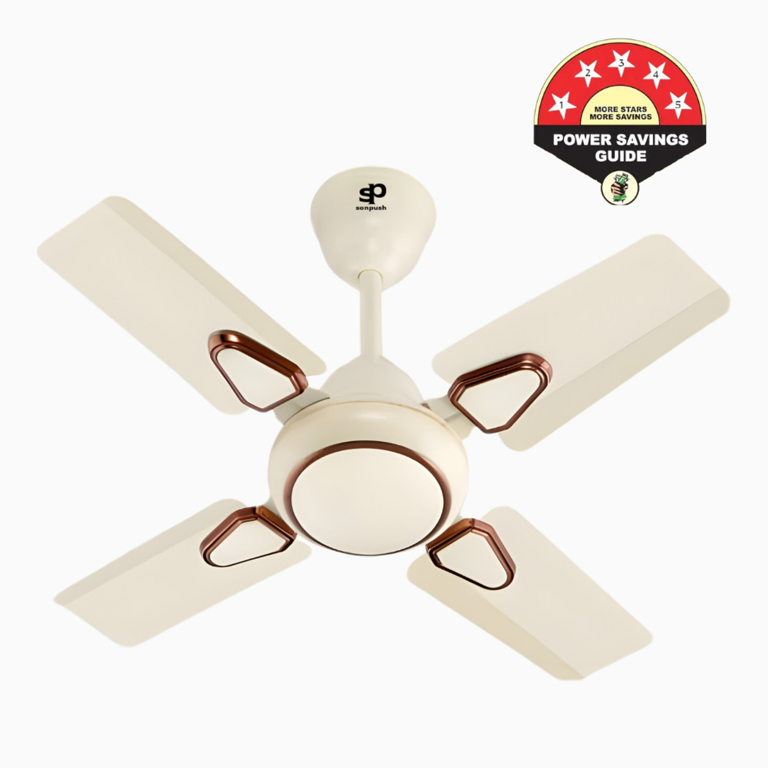 Image of Sonpush Glossy002 | 4 Blade | High Speed | Decorative with 2 Year Warranty Ultra High Speed 600 mm Ceiling Fan