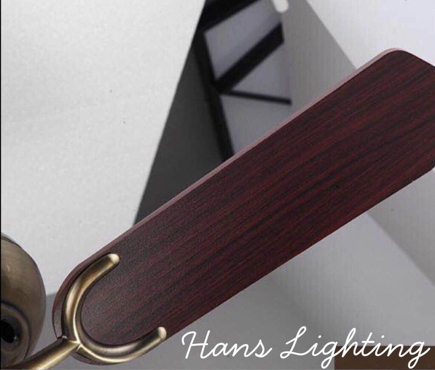 Image of HANS LIGHTINGS ESC 004A | 5 Blade | Silent Operation | Decorative with 1 Year Warranty Silent Operation 1300 mm Ceiling Fan