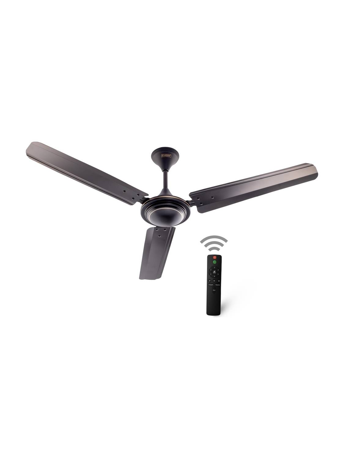 Stardom RACER B1 SMOKE BROWN | BLDC Motor | Economy with 3 Year Warranty BLDC Motor with Remote 1200 mm Ceiling Fan
