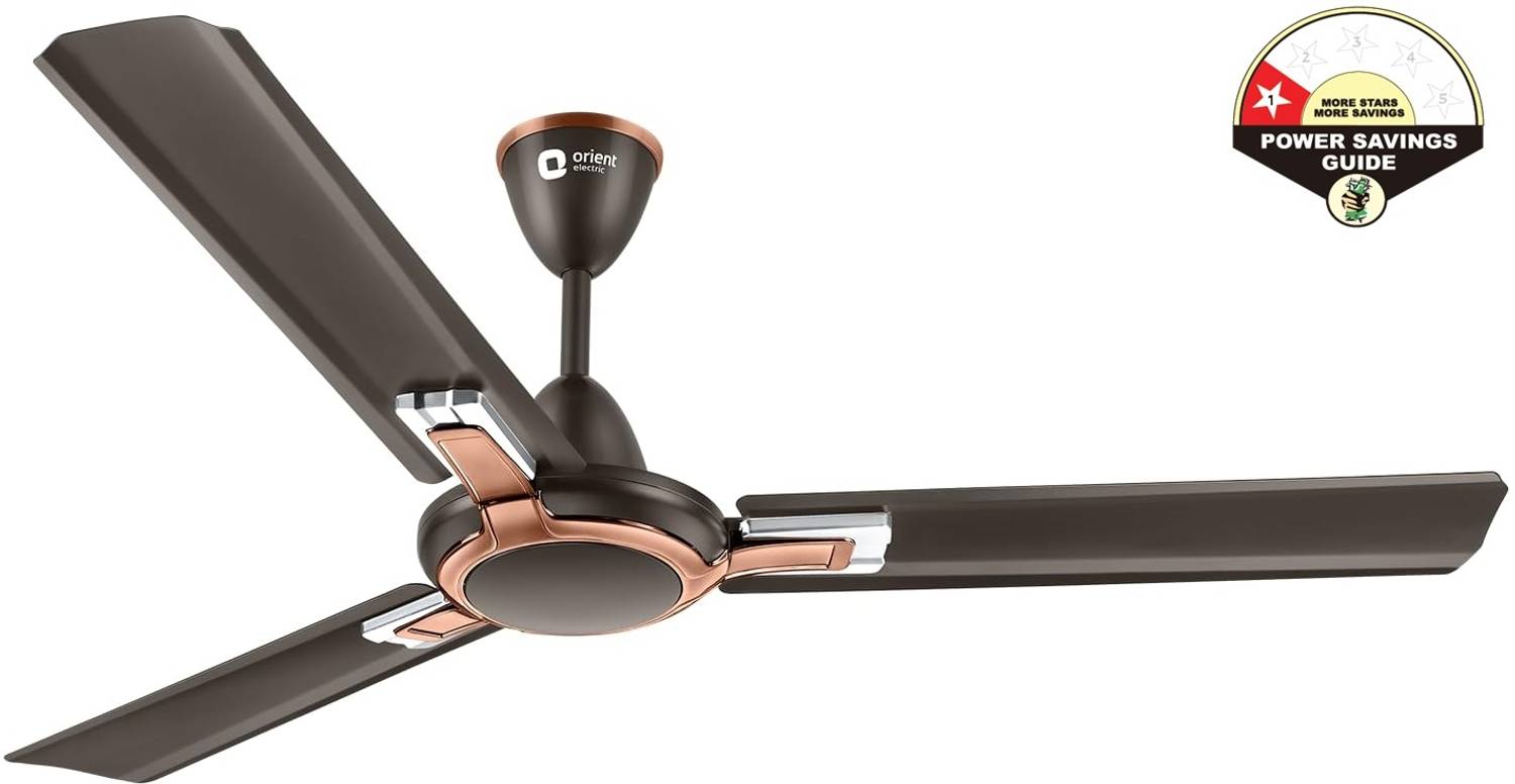 Orient Electric Apex Prime BEE Star Rated | Energy Saving | Semi-Decorative with 5 Year Warranty Energy Saving 1200 mm Ceiling Fan