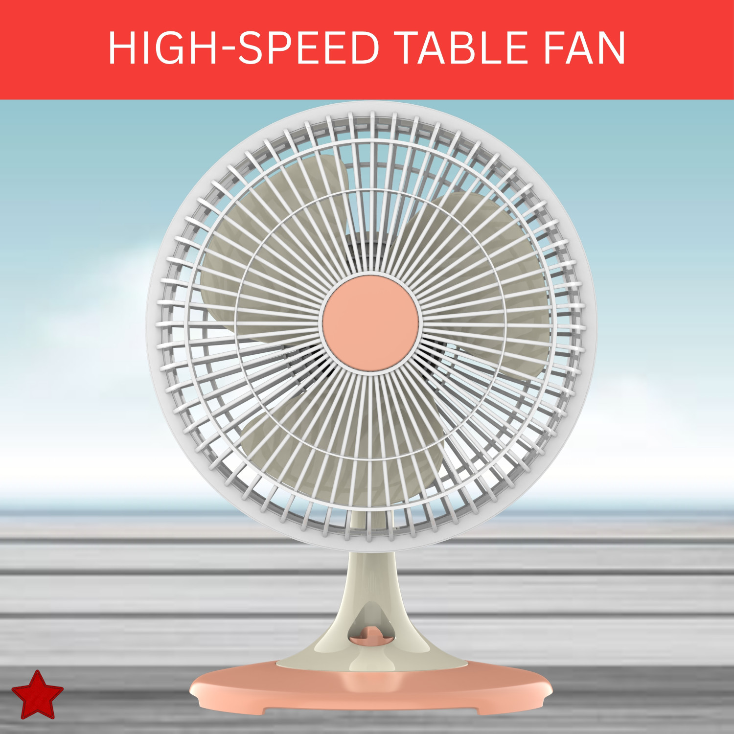 Image of GUGGU 300mm(12Inch.) Mini AC Cooler Fan, Small Evaporative Air Table Fan For HomeN261 Silent Operation 300 mm Table Fan