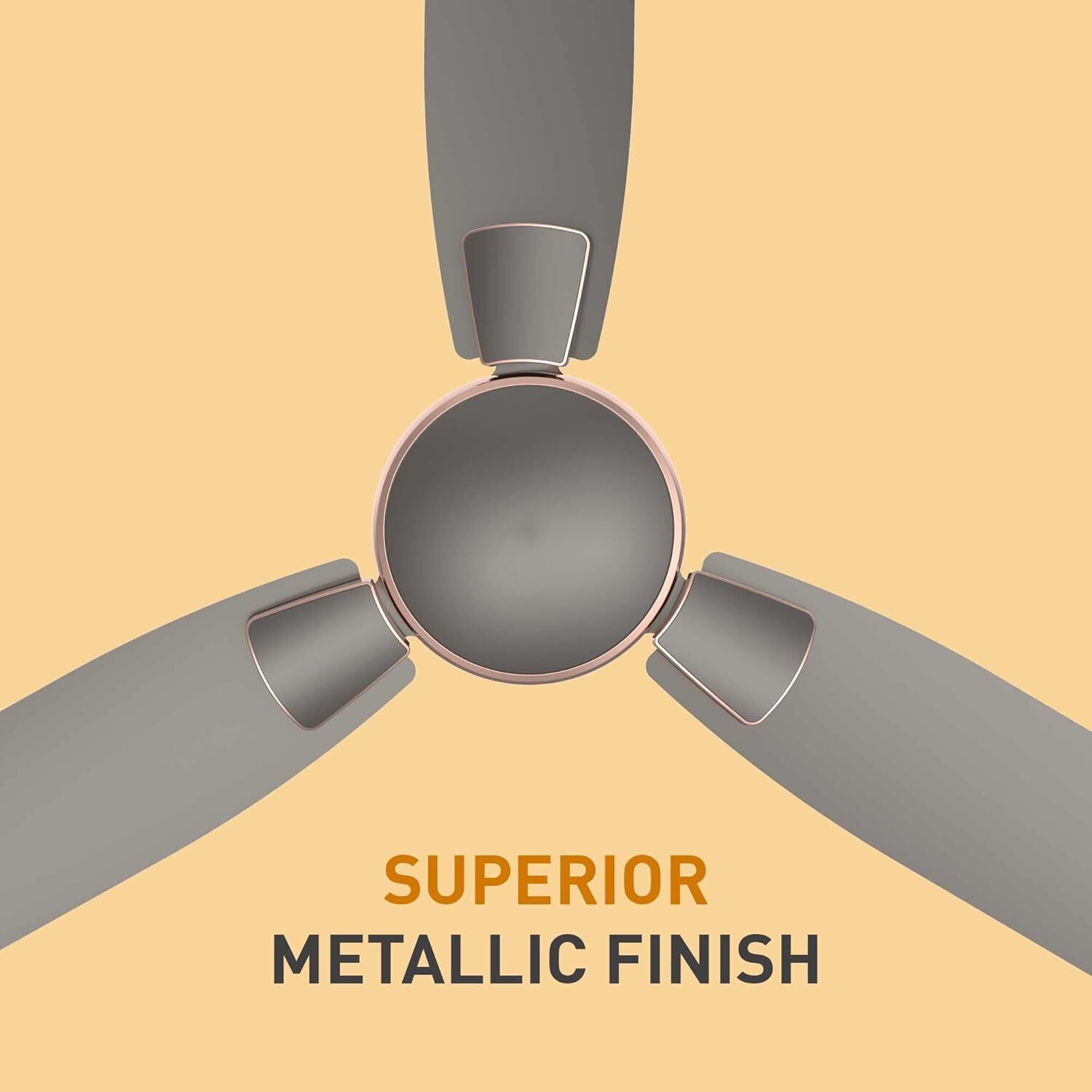 Image of Crompton Highspeed Toro 1 Star 1200 mm (Warm Grey, Pack of 2) with 2 Year Warranty 1200 mm Ceiling Fan