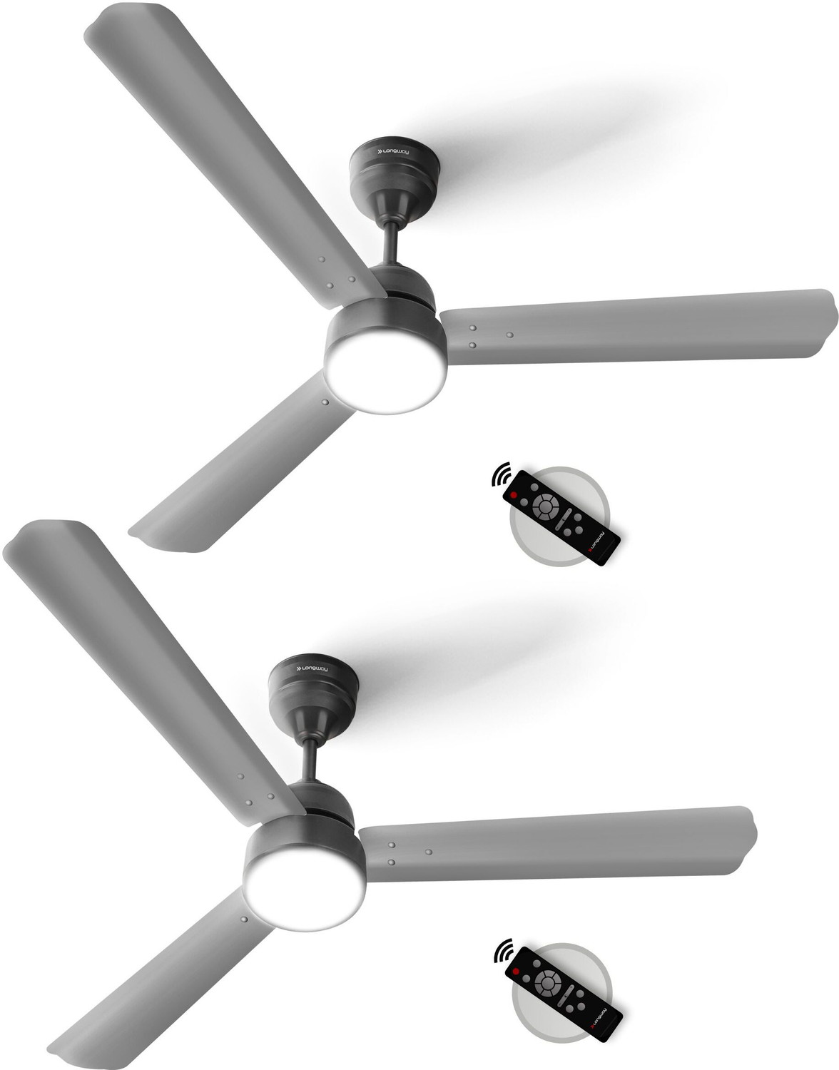 Image of Longway Luminair | BLDC Motor | Remote Control | LED Light | High Speed with 5 Year Warranty BLDC Motor with Remote 1200 mm Ceiling Fan