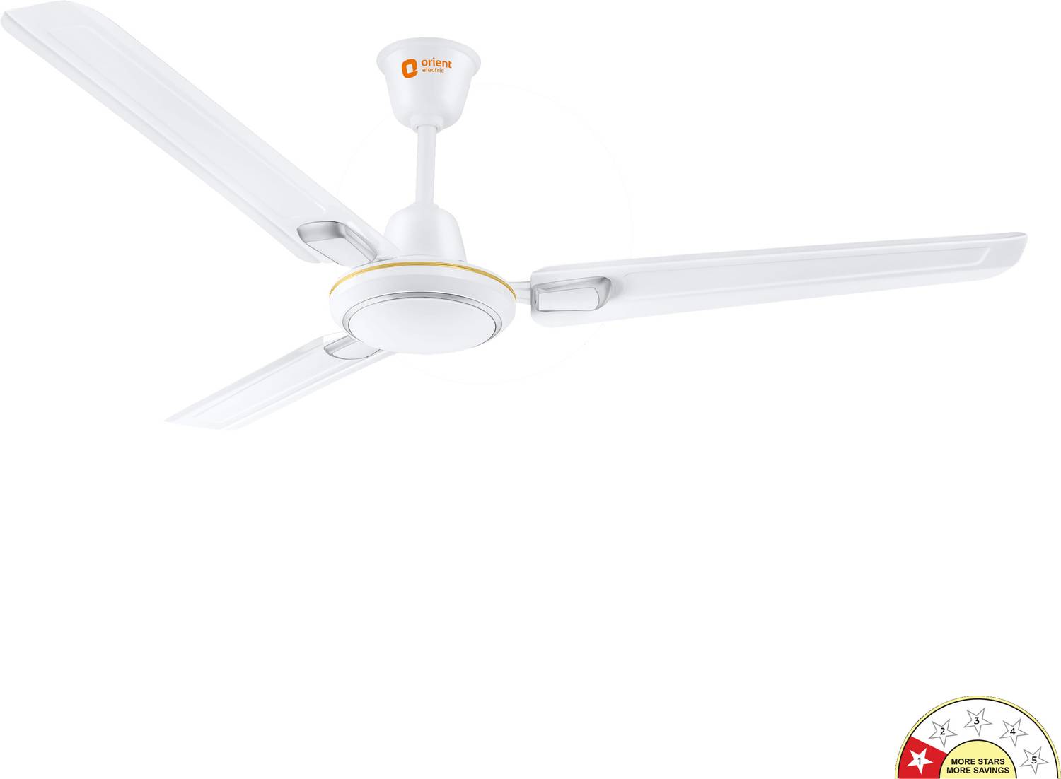 Orient Electric Ujala Air Deco | Superior Air Delivery | BEE-1 Star Rated | 2 Year Warranty with 2 Year Warranty High Air Delivery, Ultra High Speed 1200 mm Ceiling Fan