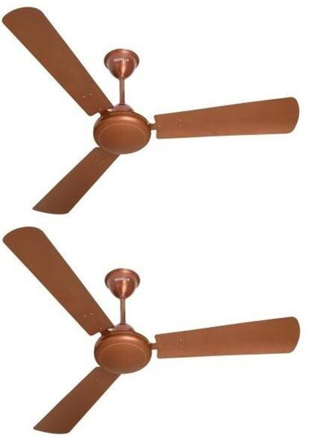 Image of HAVELLS Ss-390 Brown 1200mm - Pack Of 2 with 2 Year Warranty 1200 mm Ceiling Fan