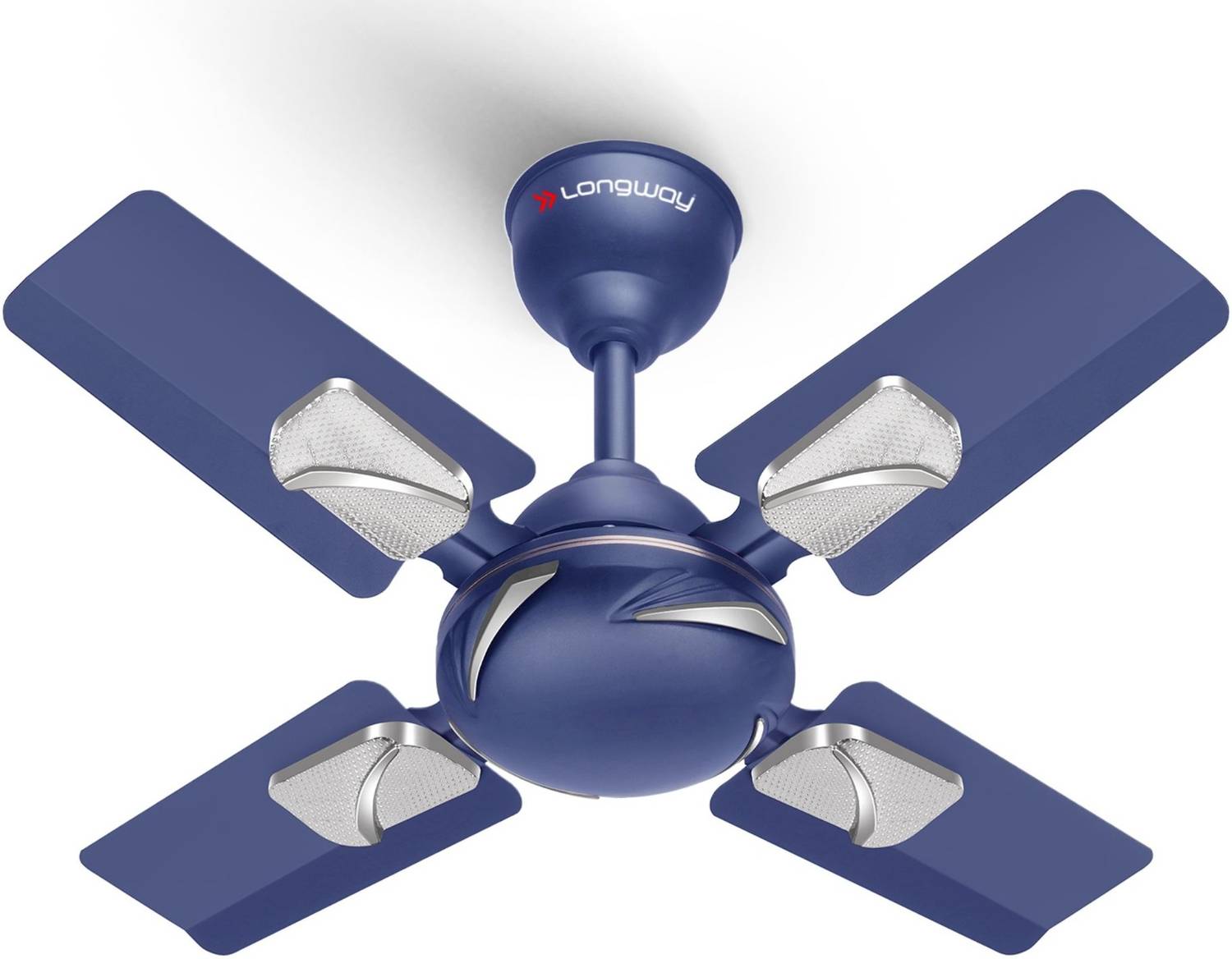 Longway Creta P1 24 Inch | 4 Blade | Anti-Dust Decorative Star Rated with 2 Year Warranty Ultra High Speed 600 mm Ceiling Fan