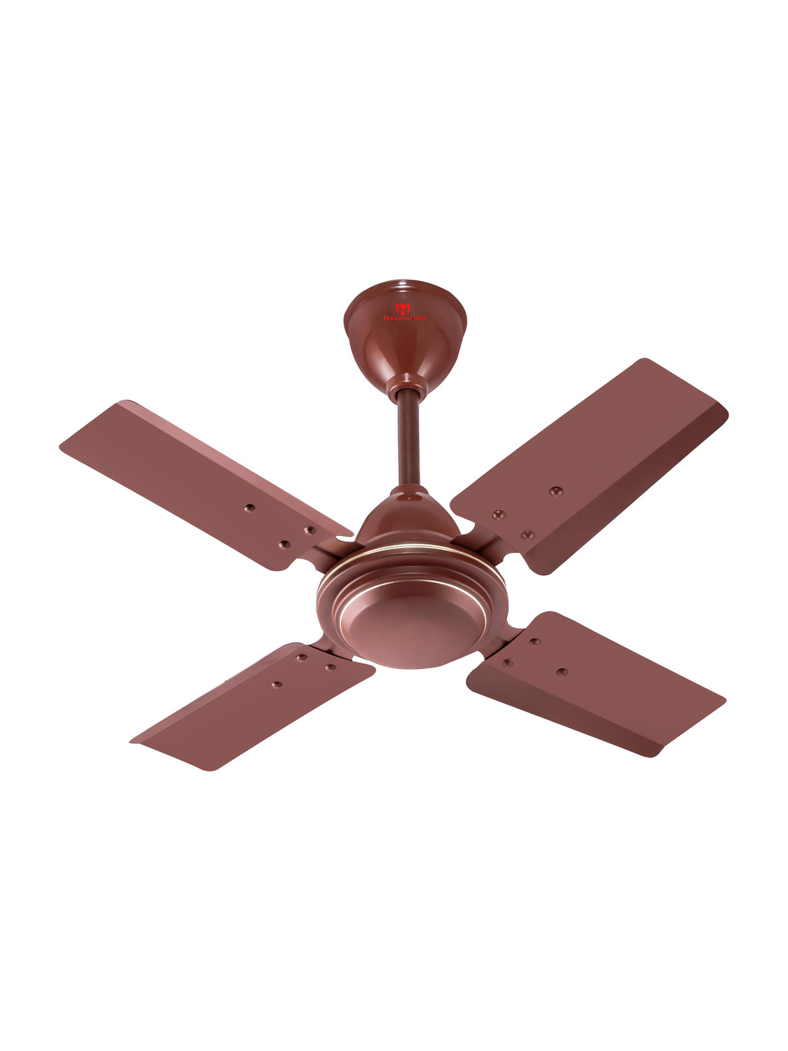 Image of Herrricane HE-AI-24-MB | 4 Blade | Energy Saving | Anti Dust | High Speed | Economy with 24 Months Warranty Ultra High Speed 600 mm Ceiling Fan (Mate Brown | Pack of 1)