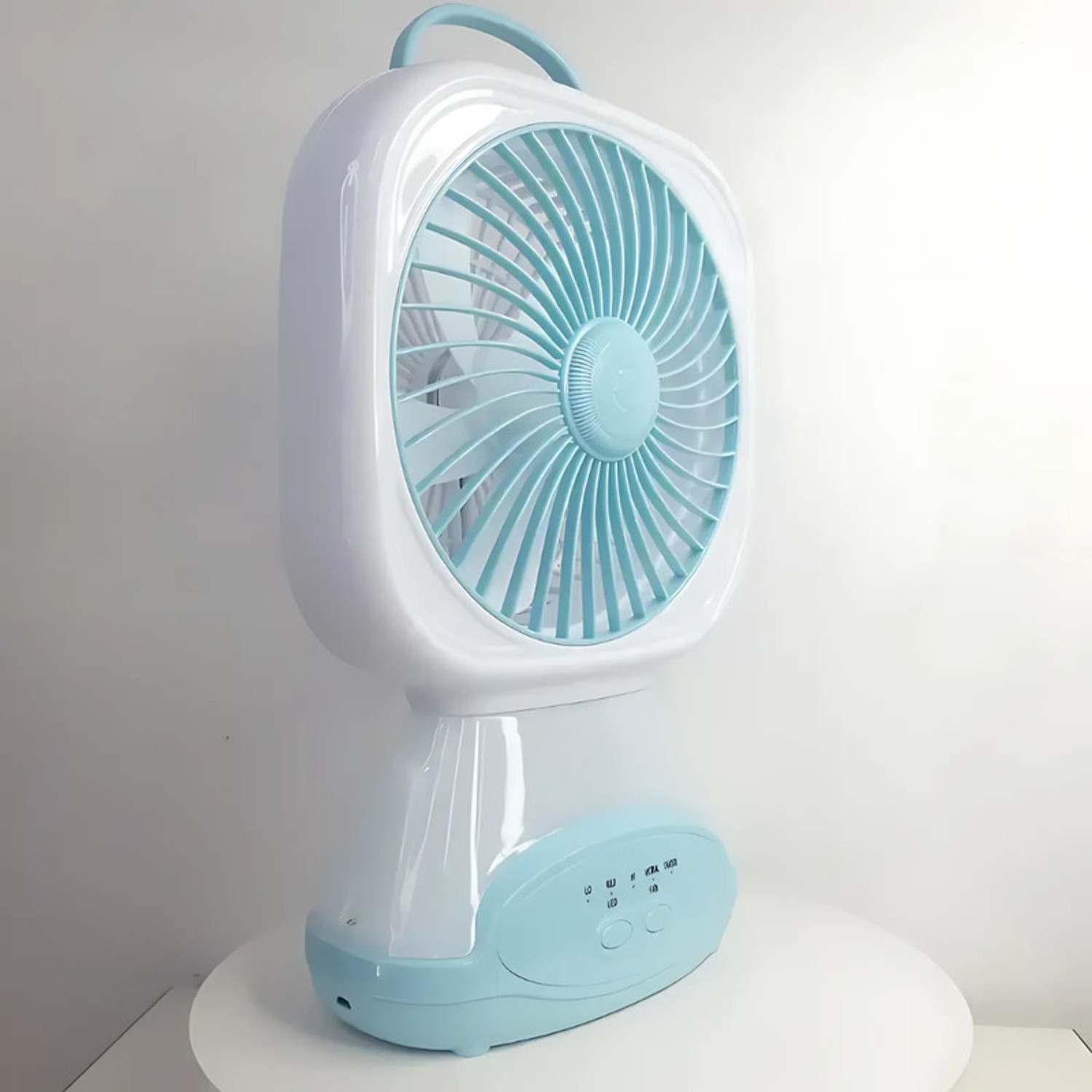 Image of DRUMSTONE Rechargeable Desk Fan with Quiet Personal 3-Speed Control - 15 Years Warranty 120 mm Table Fan