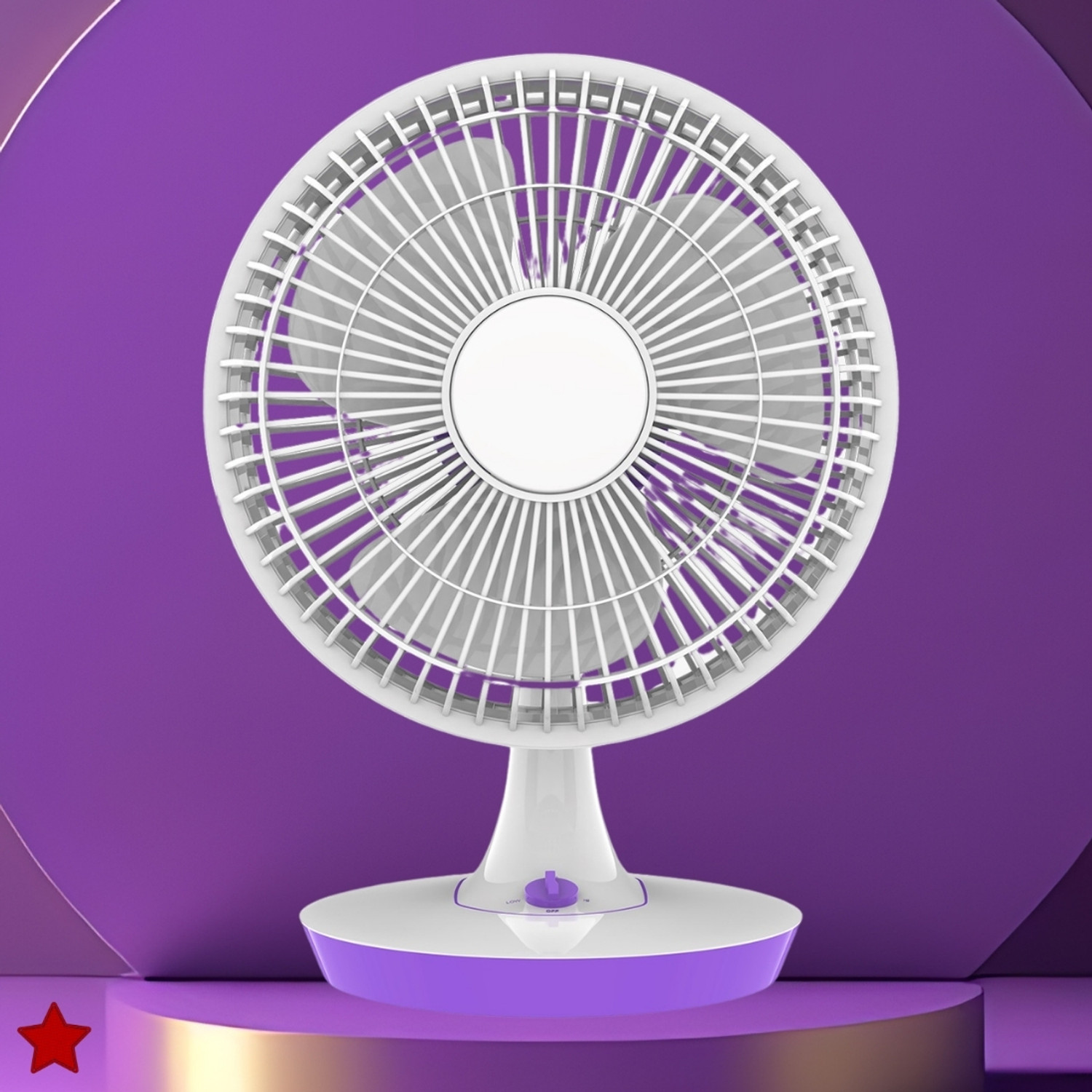 Image of GUGGU Mini Ac Cooler for Room Cooling 300mm(12Inch.) Electric Table Fan For HomeBW397 Silent Operation 300 mm Table Fan