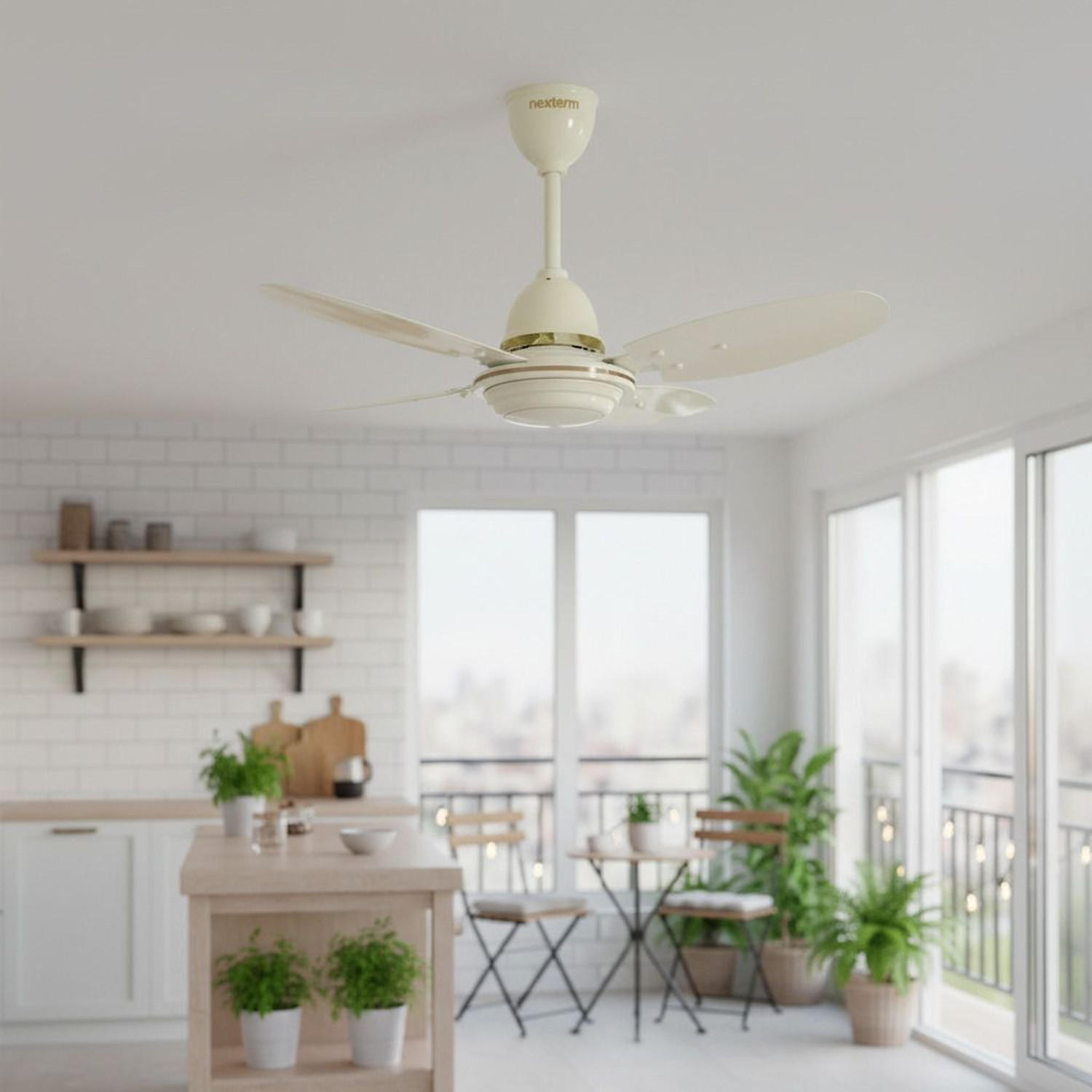Image of Nexterm FAN Ivery 15 with 2 Year Warranty Anti Rust, High Air Delivery 600 mm Ceiling Fan