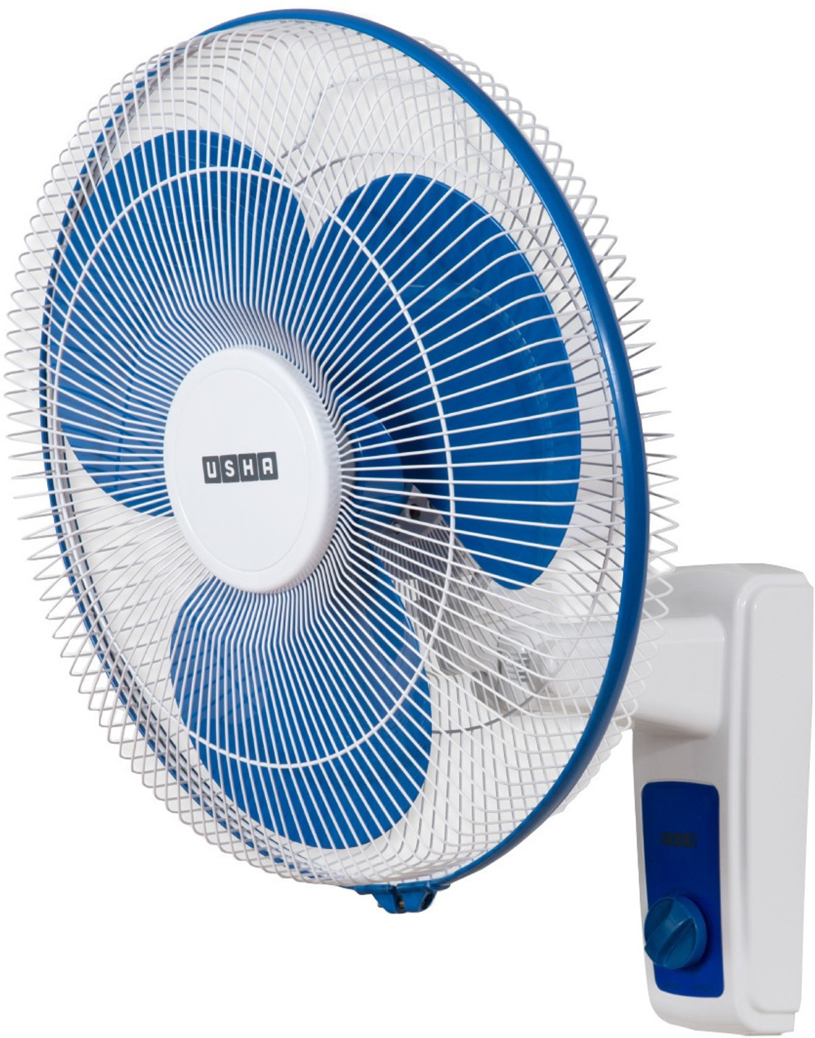 Image of USHA Maxx Air with 2 Year Warranty 400 mm Wall Fan (Blue White | Pack of 1)