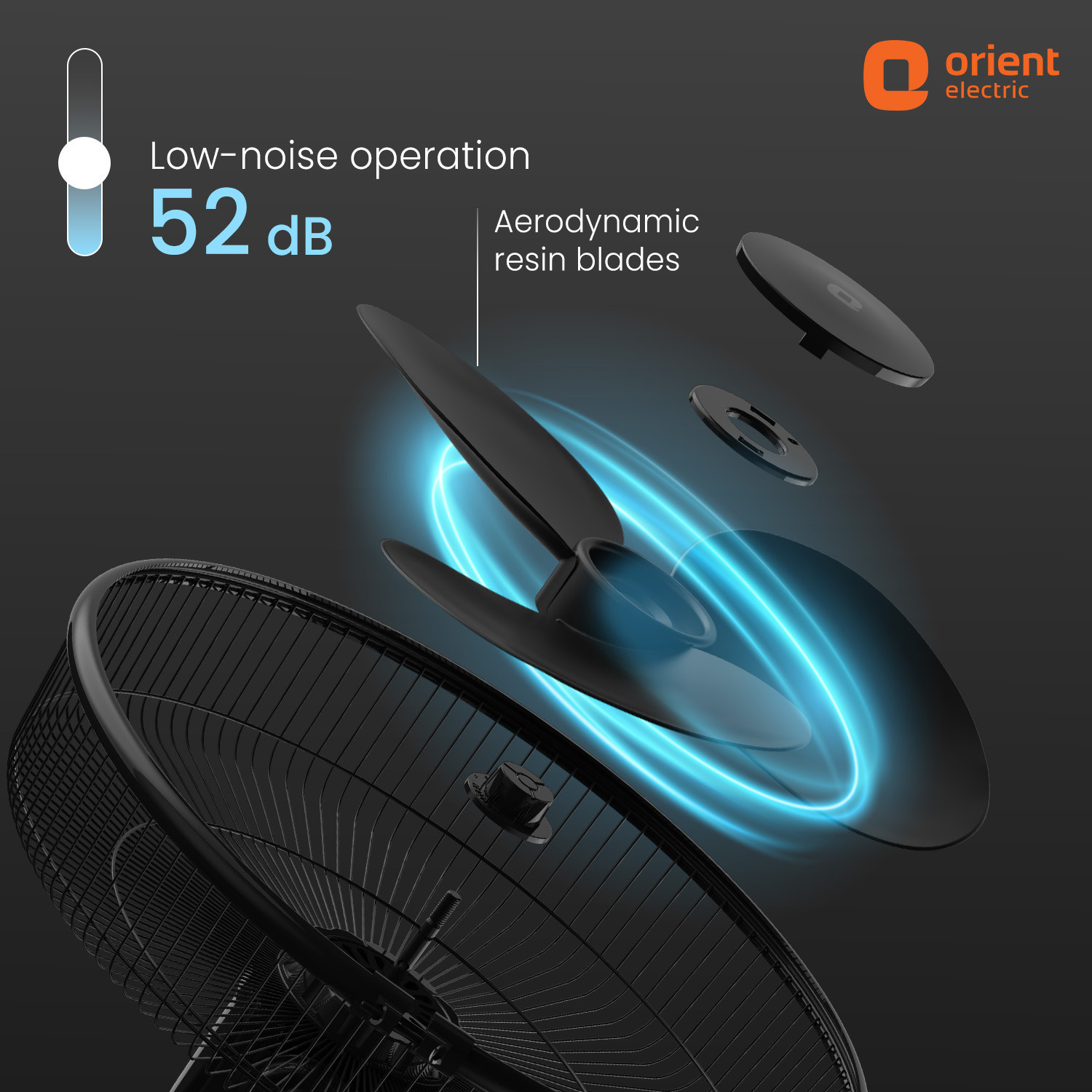 Image of Orient Electric Harrier BLDC Stand Fan | 2121680617720 Energy Saving, Whisper Quiet Operation with 2 Year Warranty BLDC Motor with Remote, Energy Saving, Ultra High Speed, High Air Delivery 400 mm Pedestal Fan