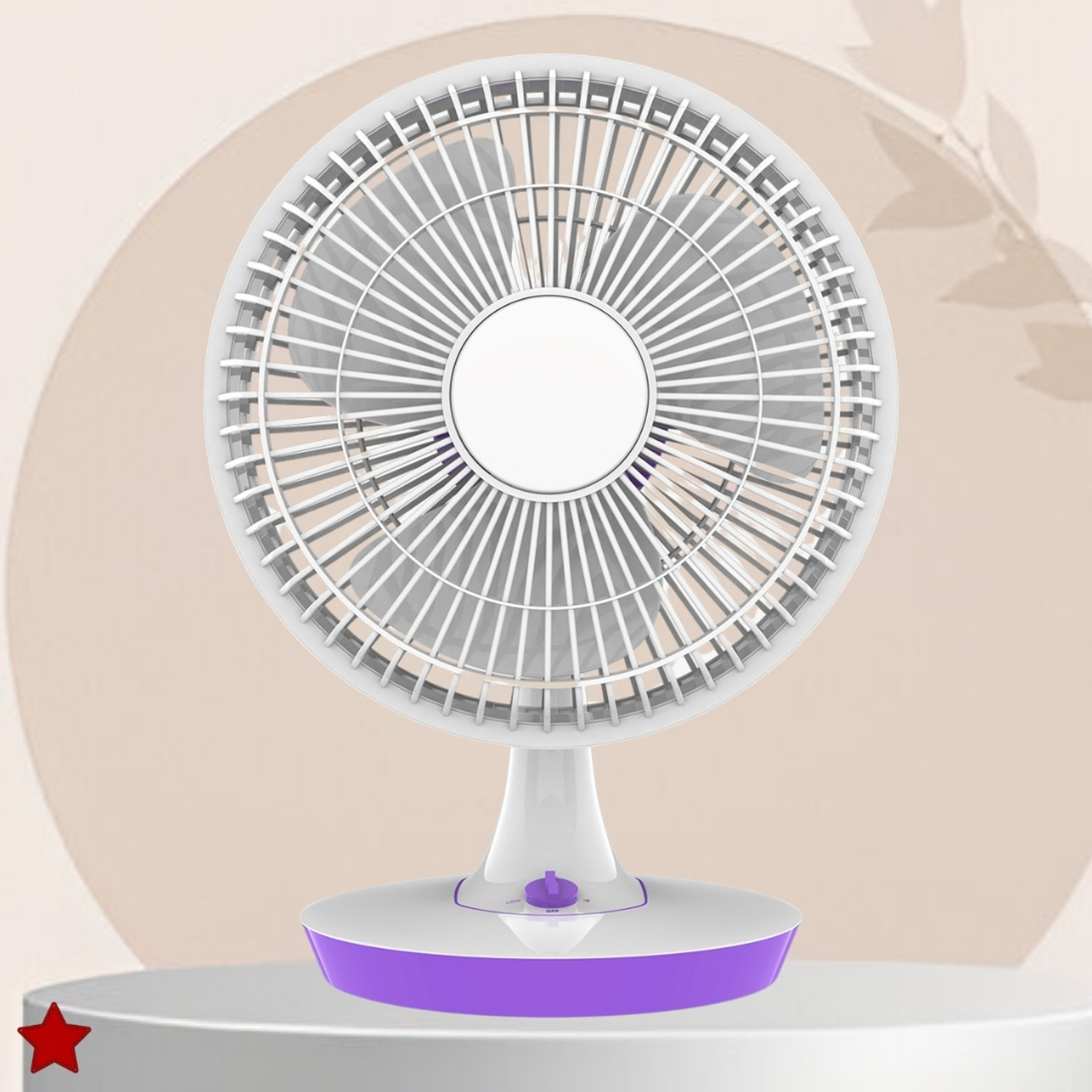 Image of GUGGU Mini Ac Cooler for Room Cooling 300mm(12Inch.) Electric Table Fan For HomeBR189 Silent Operation 300 mm Table Fan