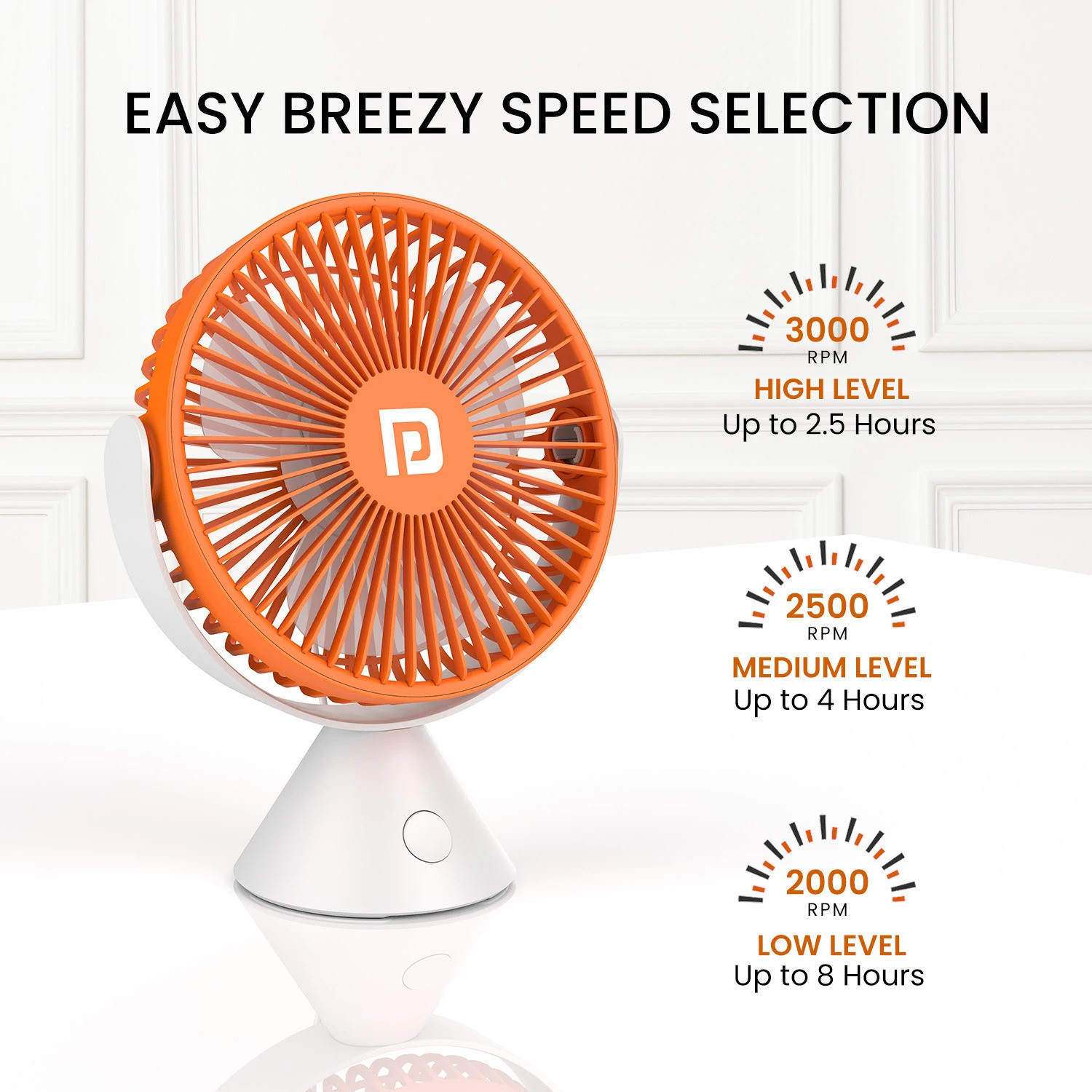 Image of Portronics POR-2079 with 1 Year Warranty Table Fan