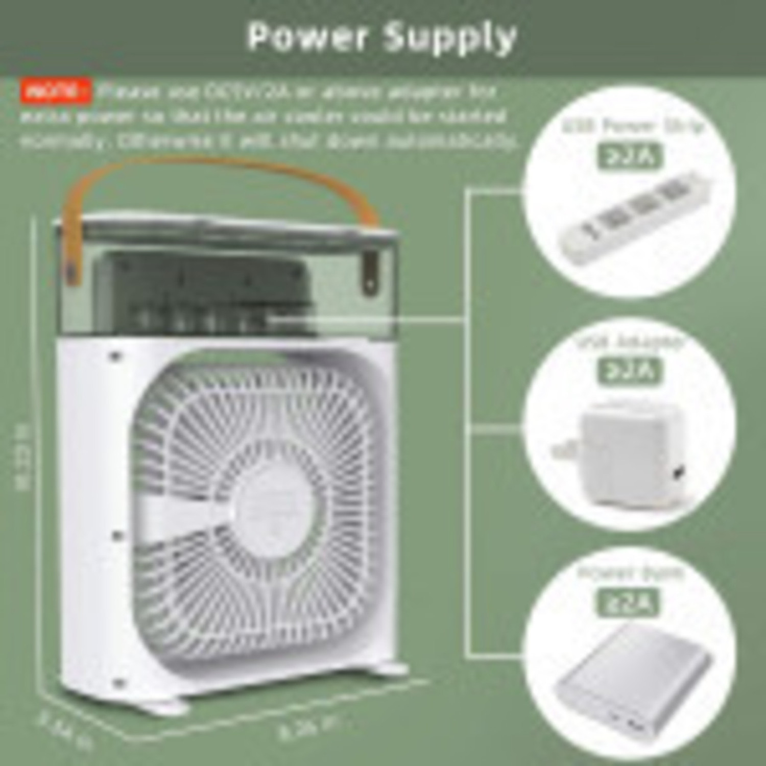Image of Modexa Global Fan01 8 mm Table Fan
