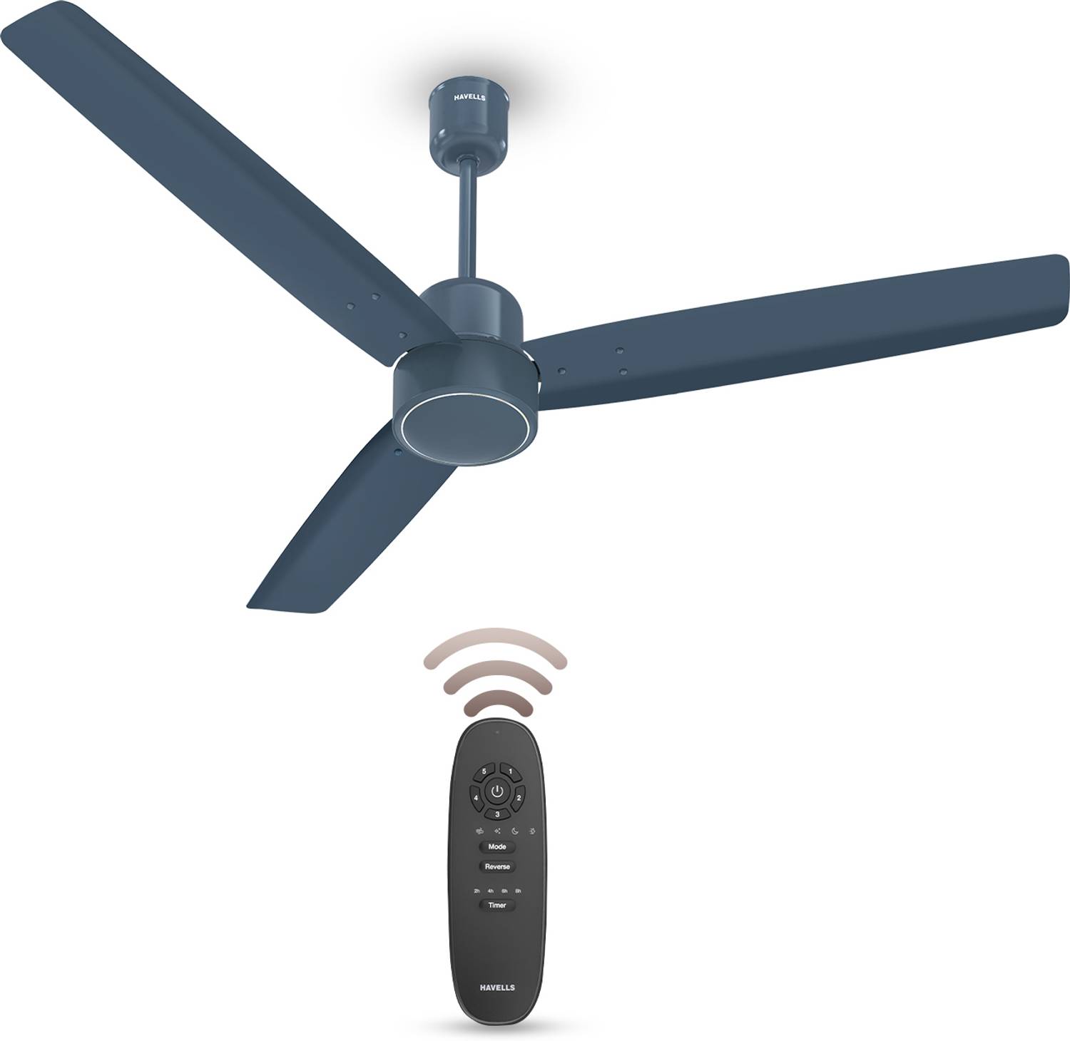 HAVELLS FAB|Remote Controlled|Low Noise|Upto 65% Energy Saving|Reverse Mode|30W with 3 Year Warranty BLDC Motor 1200 mm Ceiling Fan