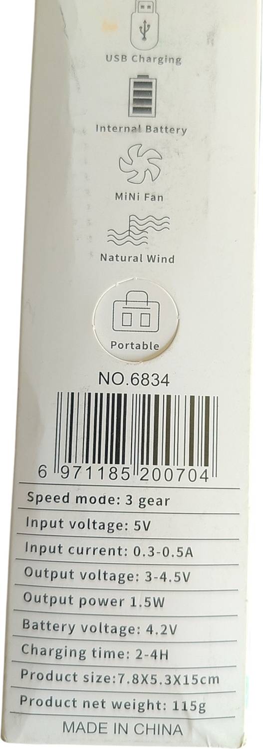 SDFashion MiniFan01 100mm Table Fan Pack of 1 - Image 2