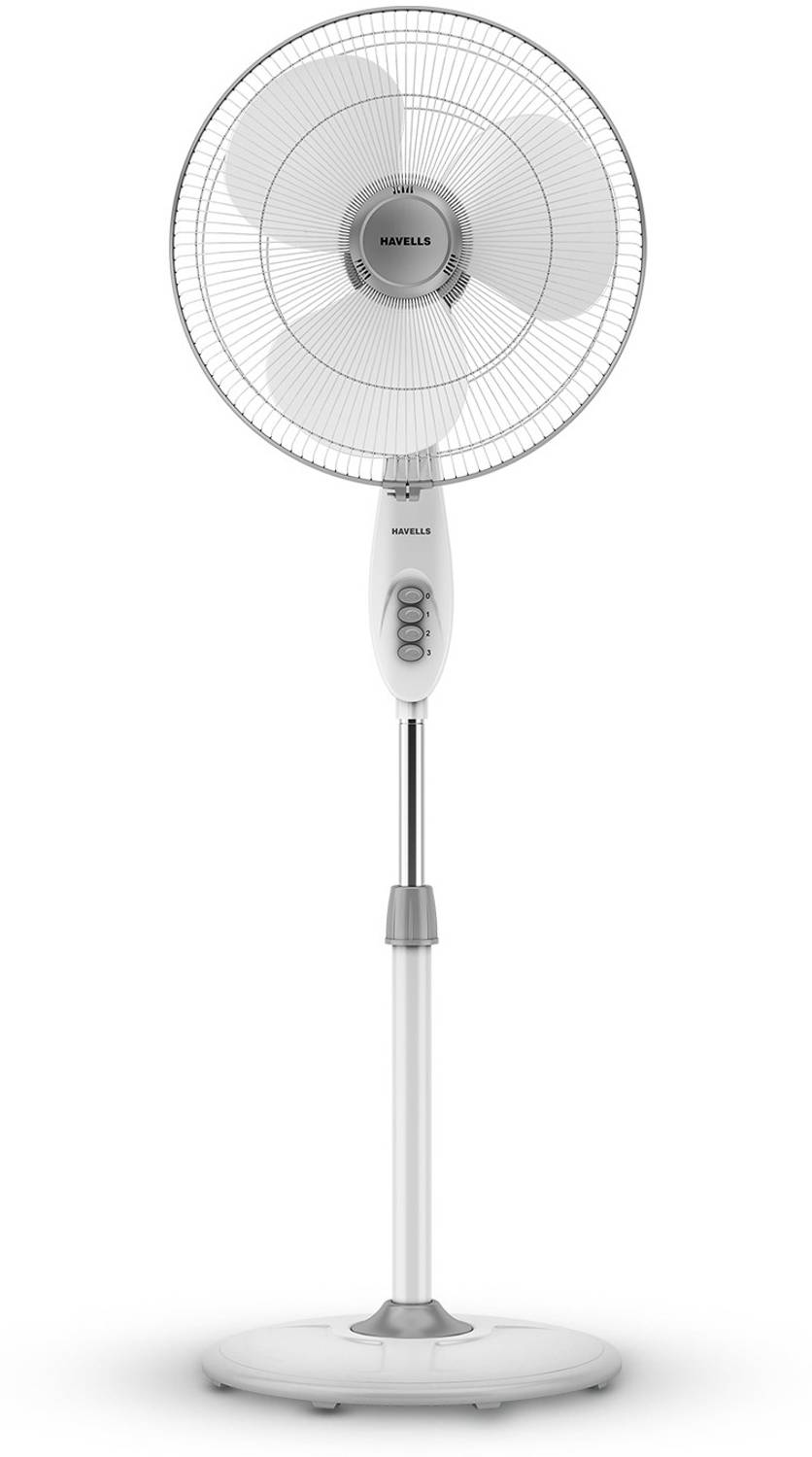 HAVELLS Gatik Pro|120 Ribs Guard for Safety|Smooth Oscillation|Heavy Base| ISI Marked with 2 Year Warranty Energy Saving 400 mm Pedestal Fan