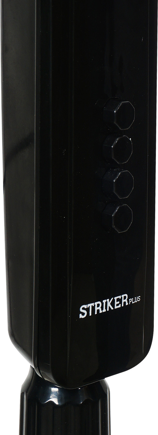 Image of USHA PF STRIKER PLUS HI SPEED 400MM BLACK with 1 Year Warranty Anti Dust 400 mm Pedestal Fan