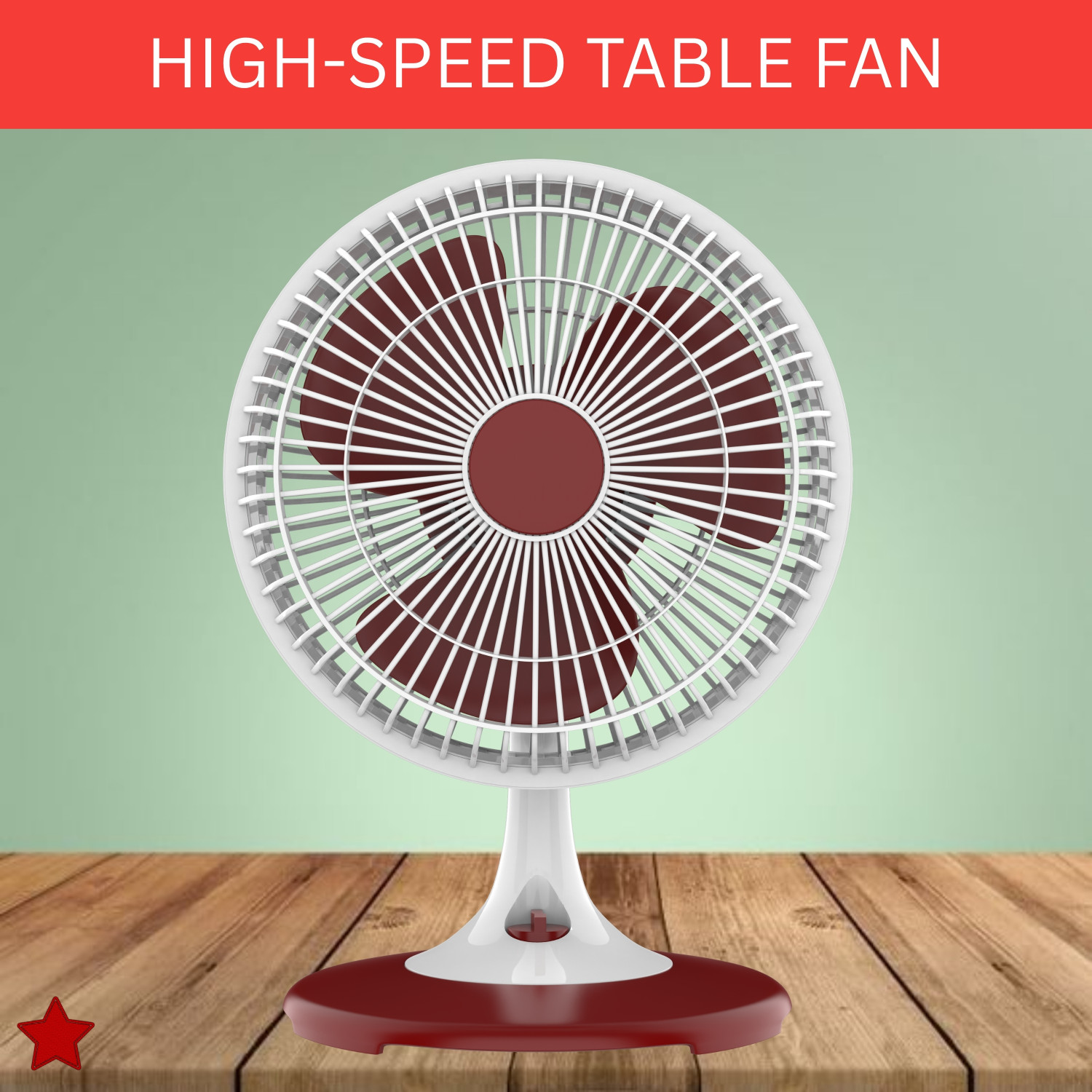 Image of SYARA 300mm(12Inch.) Mini AC Cooler Fan, Small Evaporative Air Table Fan For HomeB342 Silent Operation 300 mm Table Fan
