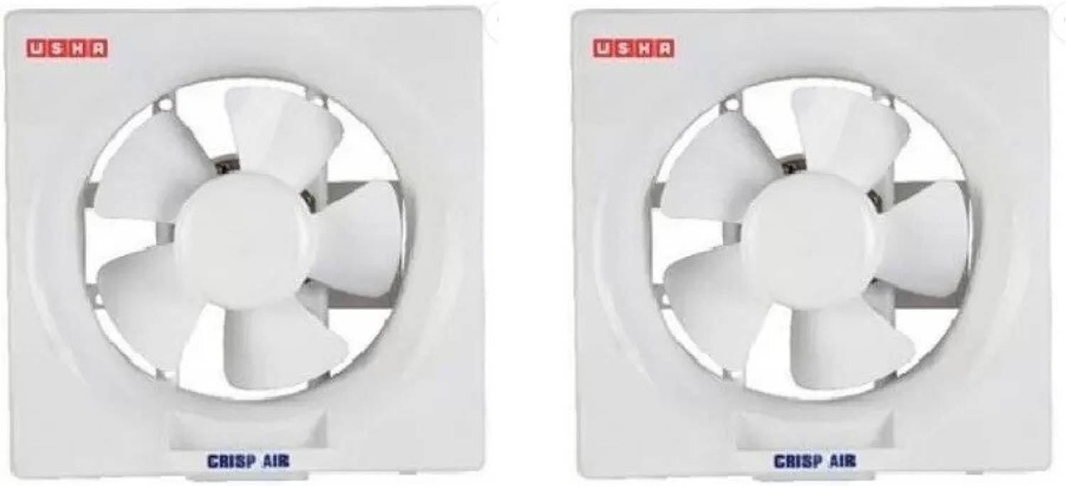 USHA Crisp air VX ventilating 250 MM PACK OF 2 with 1 Year Warranty 250 mm Exhaust Fan